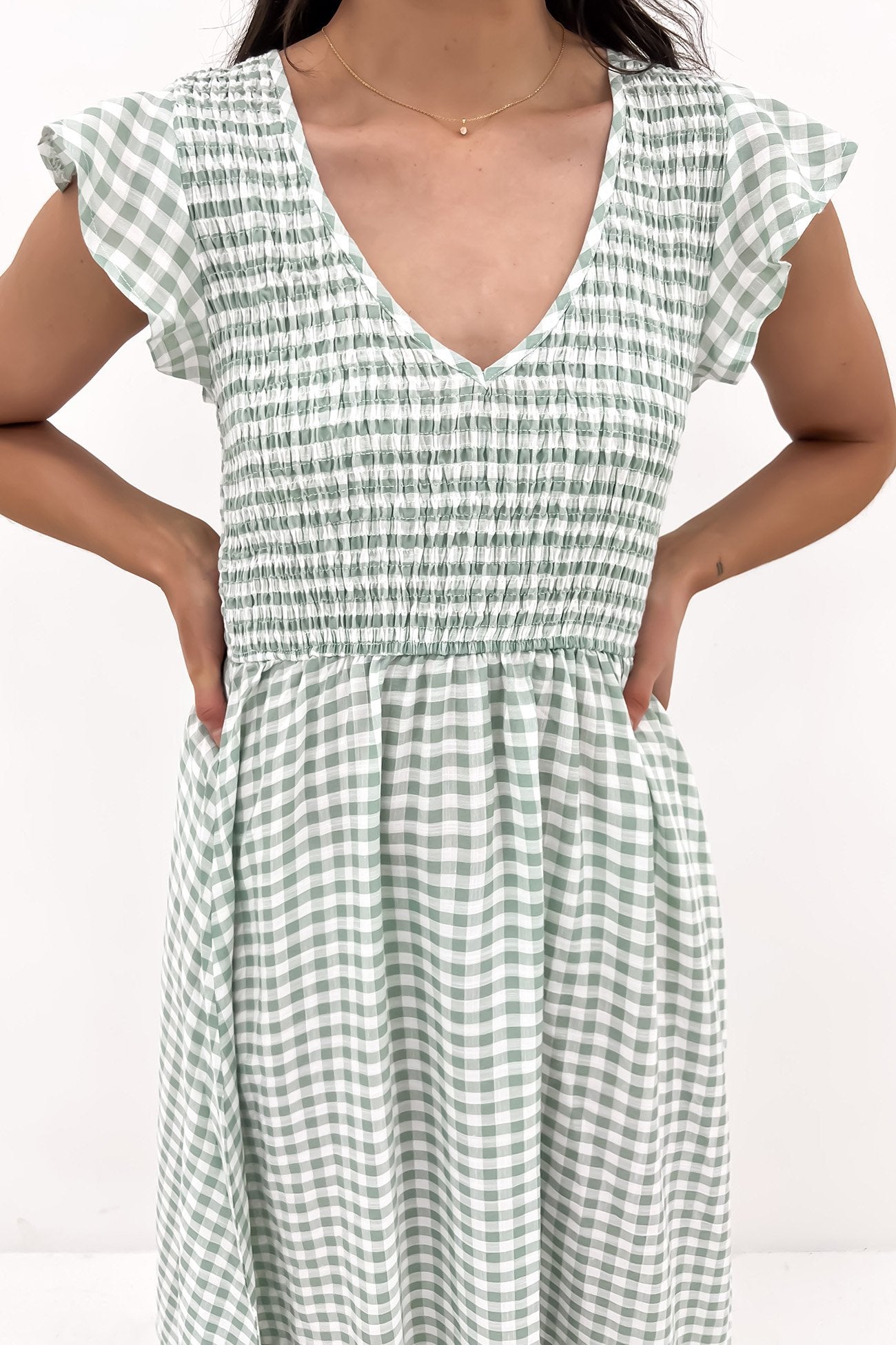 Tarli Midi Dress Sage