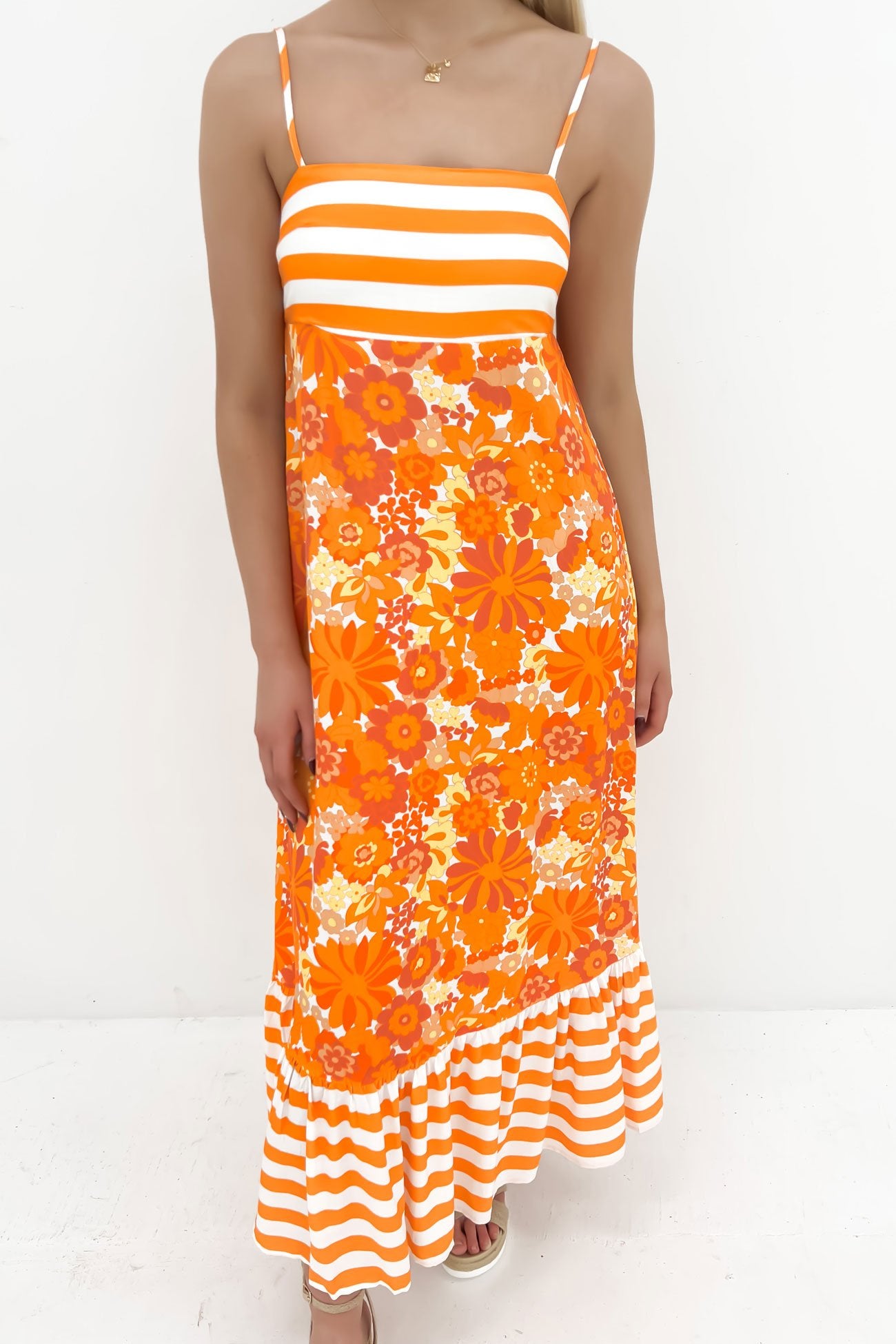 Tarney Maxi Dress Orange