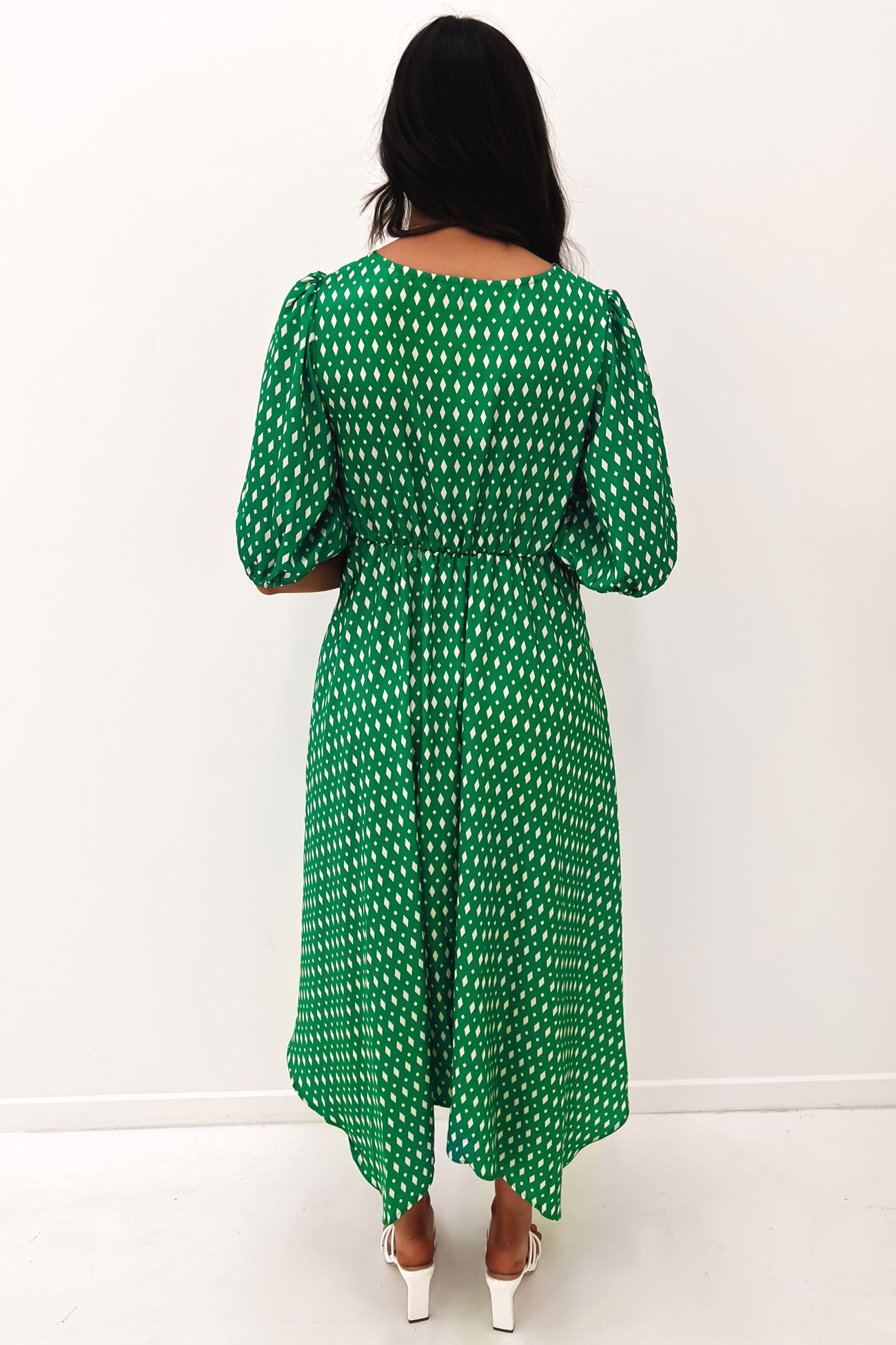 Tayla Midi Dress Emerald