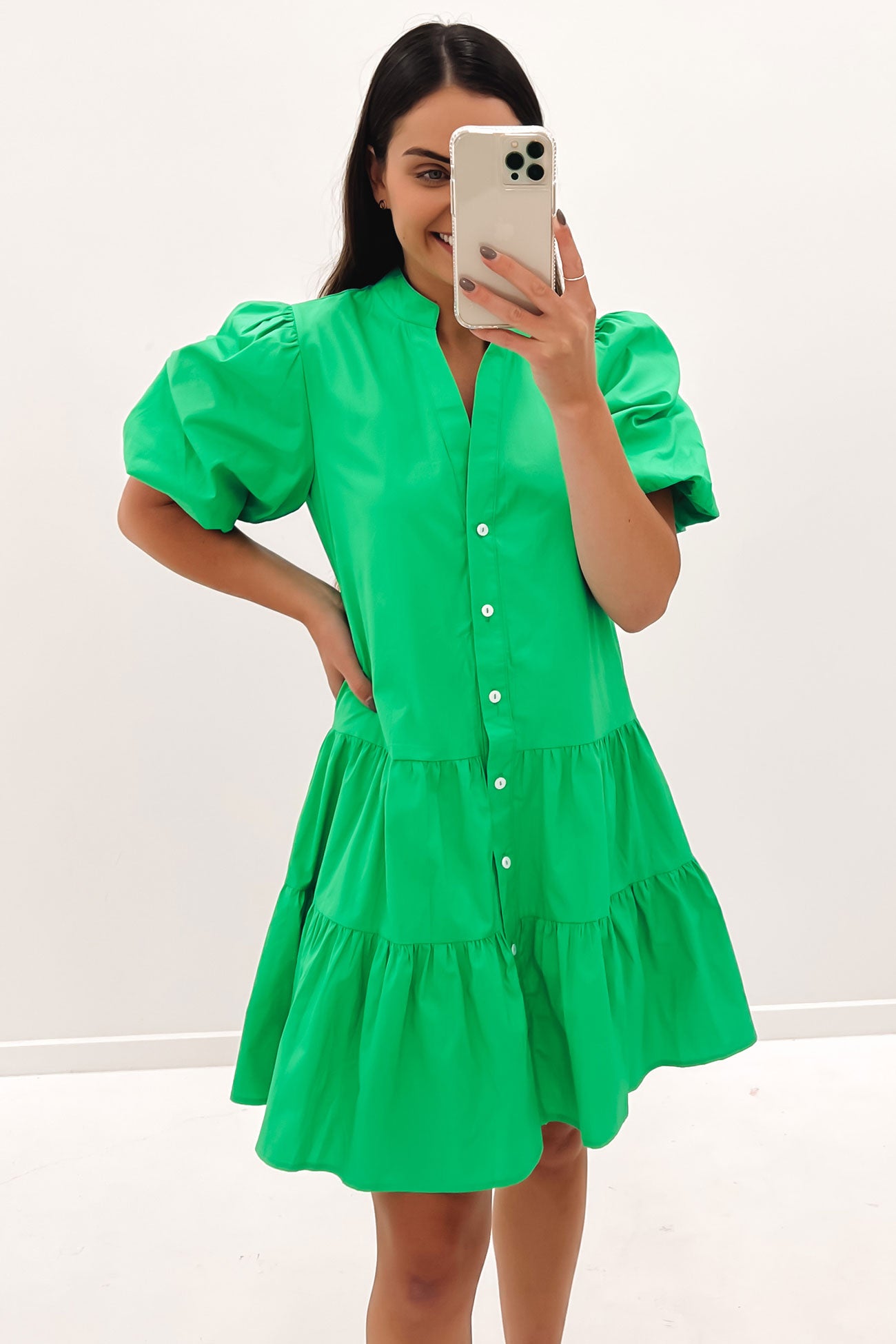 Taylor Mini Dress Green