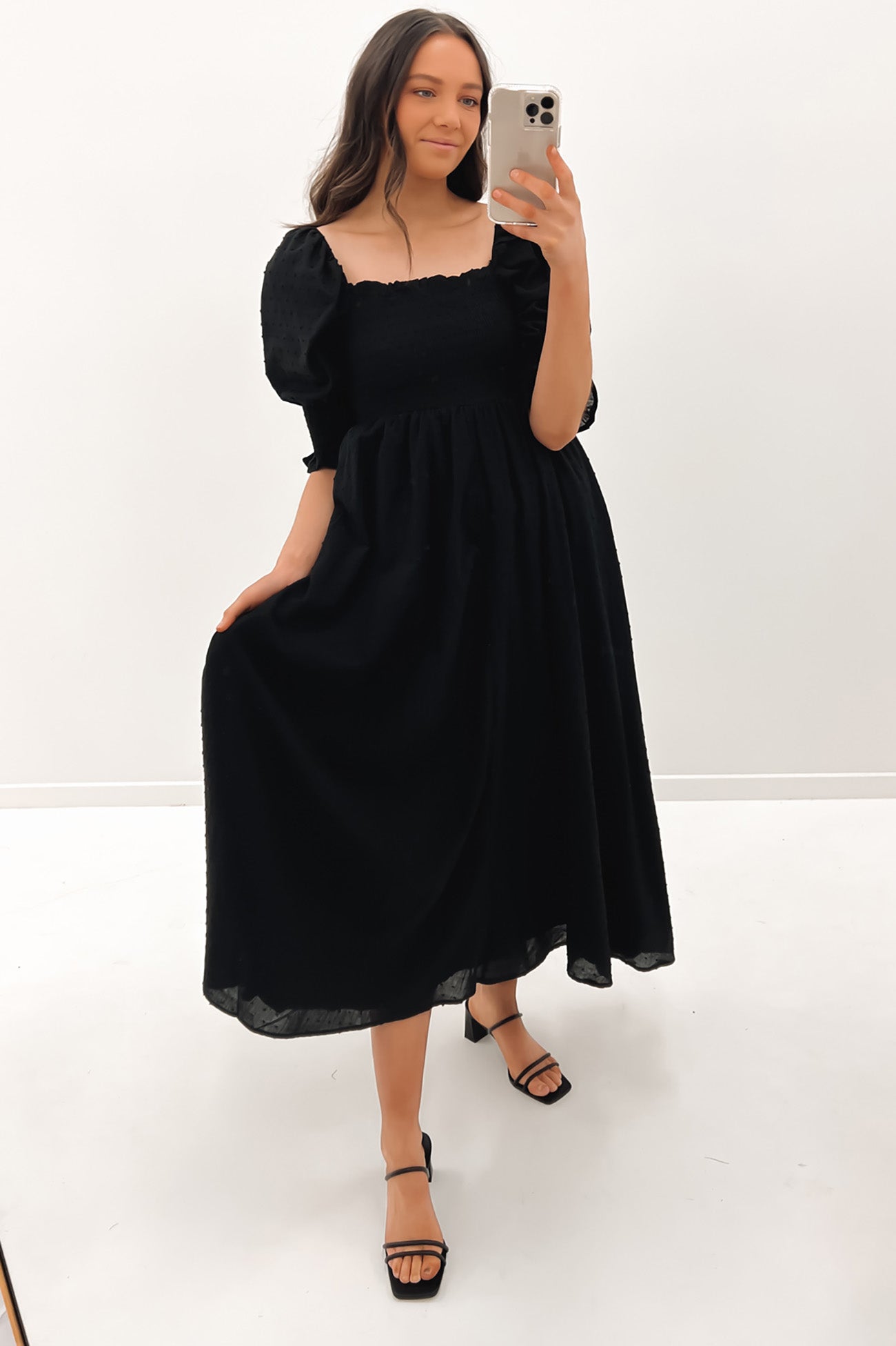 Ted Midi Dress Black