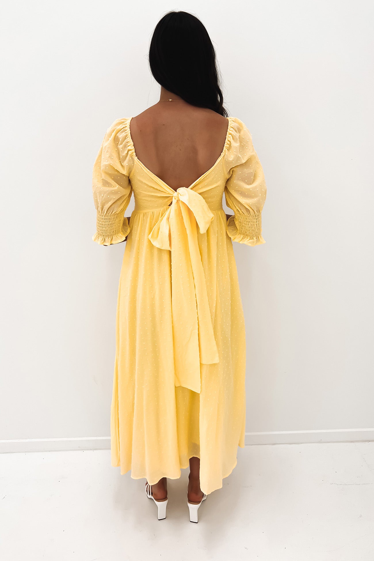 Ted Midi Dress Yellow