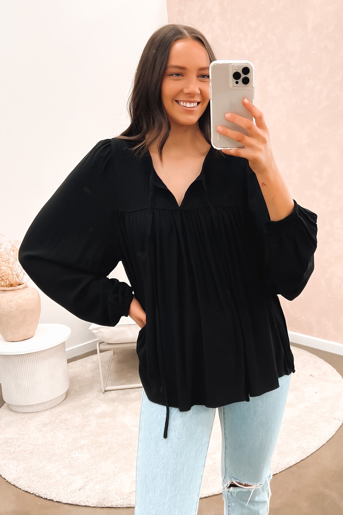 Shop Tegan Fitted Square Neck Top