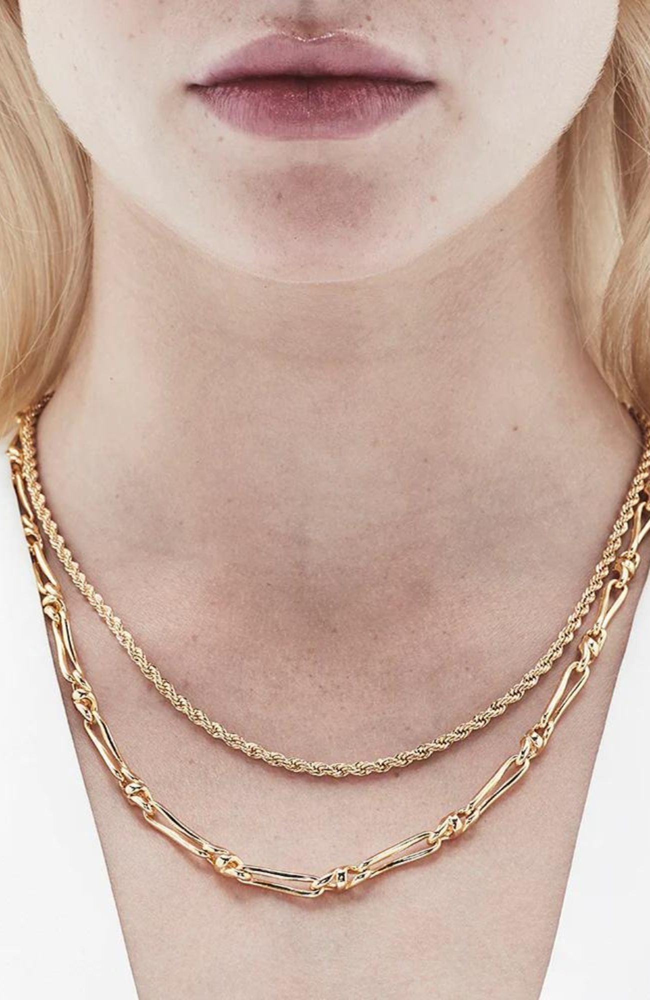 Thalia Chain Necklace Gold