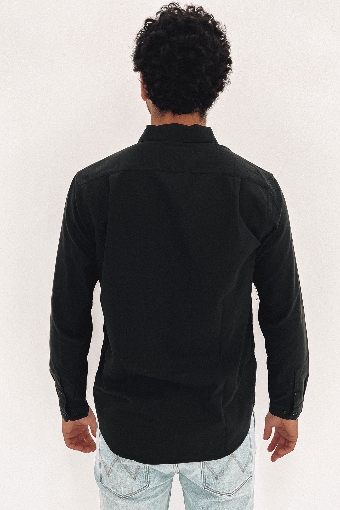 That'll Do Stretch Long Sleeve Shirt Black