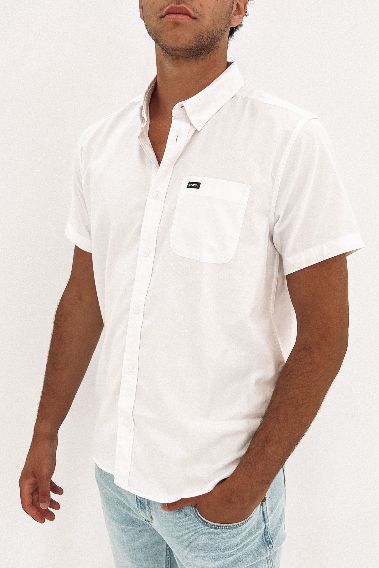 That'll Do Stretch Short Sleeve Shirt White