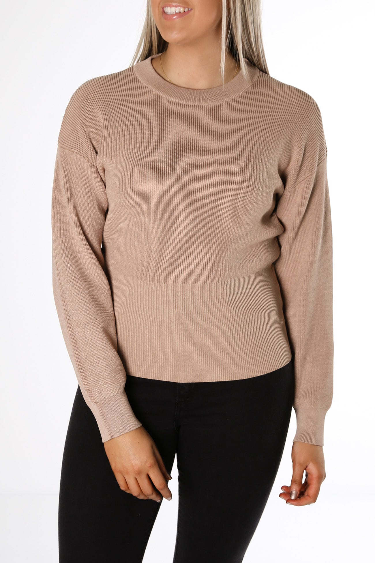 The Finesse Sweater Camel