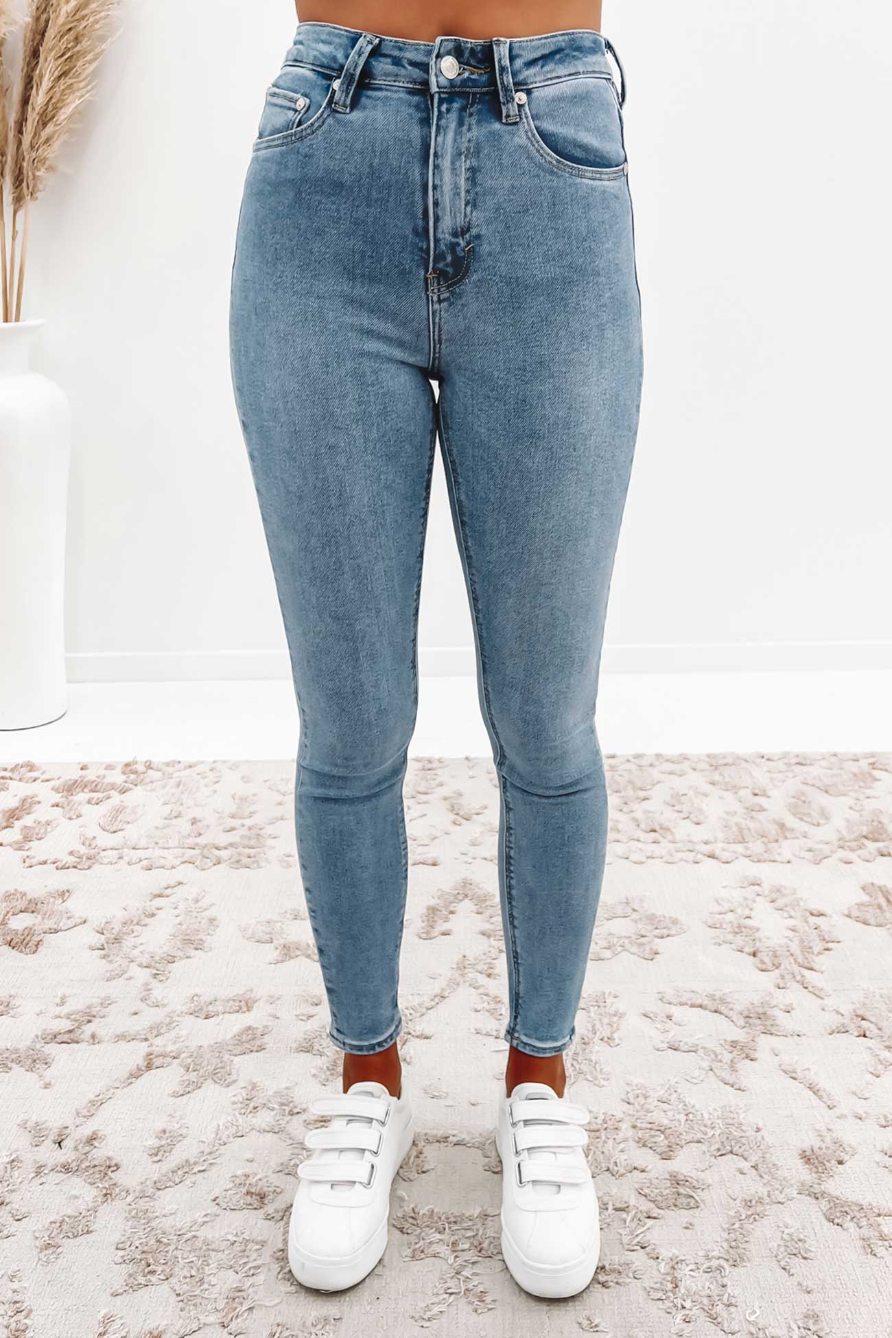 The High Waist Skinny Jean Blue Thrill