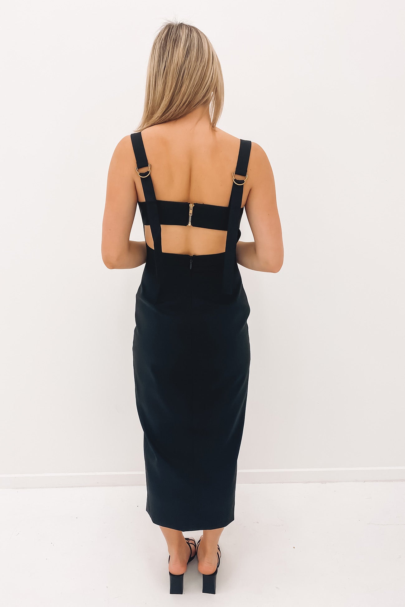 The Intuition Midi Dress Black