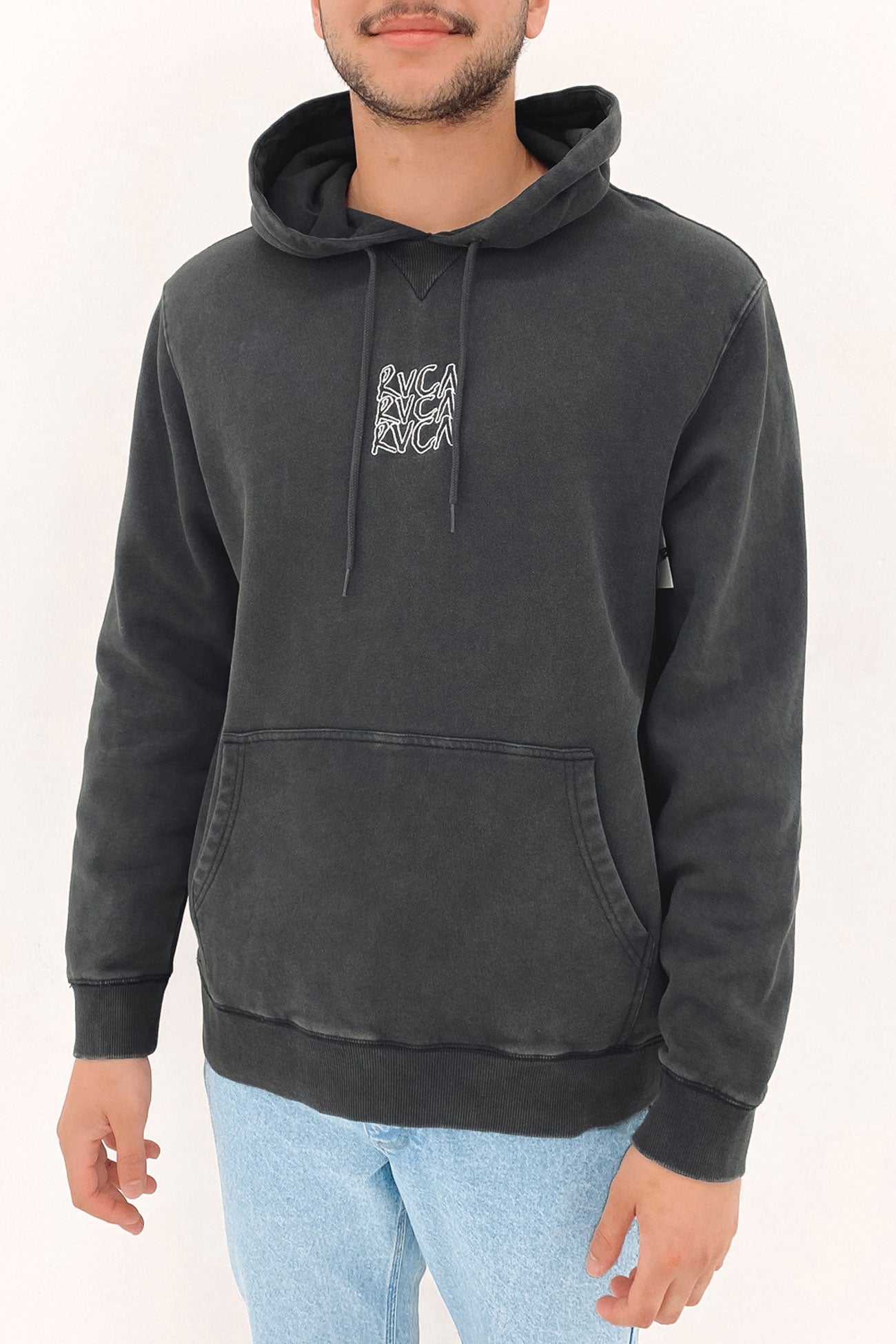 Threeways Hoodie Washed Black