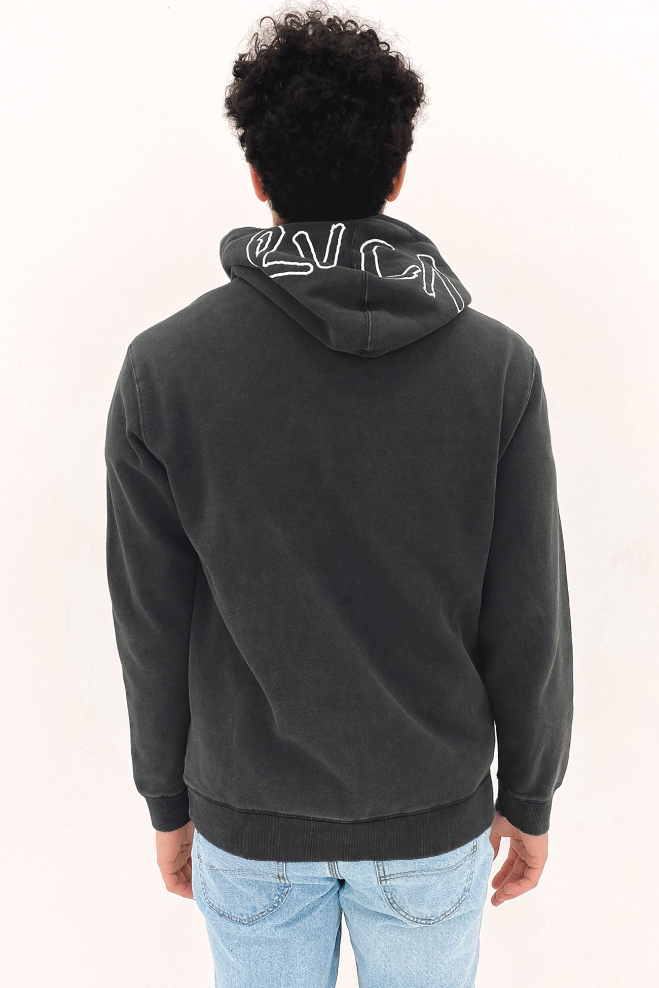 Threeways Hoodie Washed Black