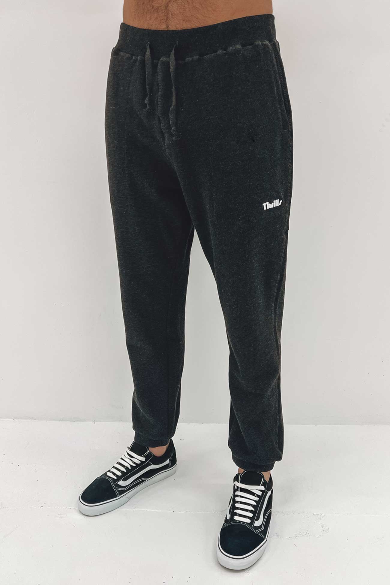 Thrills Limitless Fleece Pant Black Heather