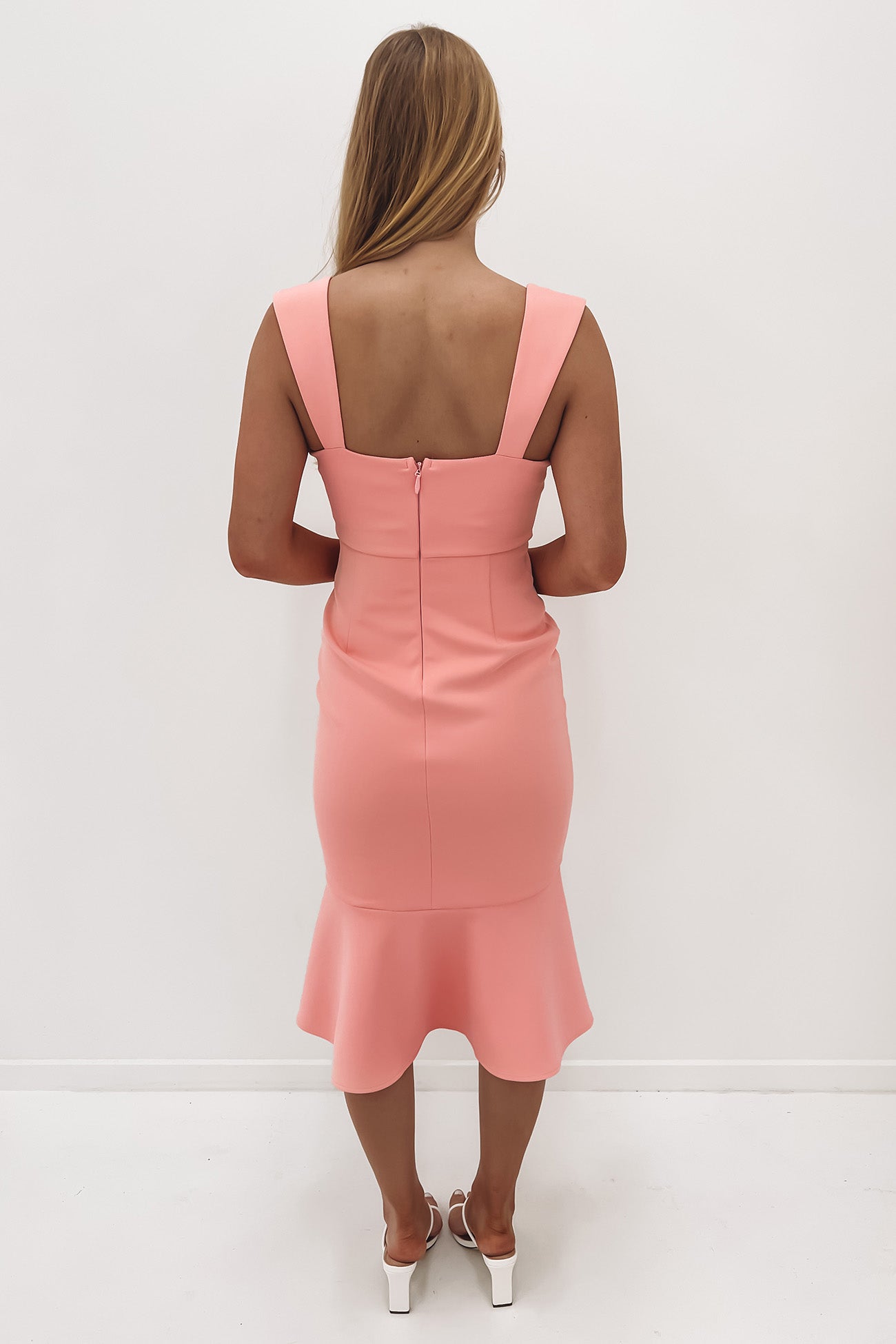 Tia Midi Dress Pink