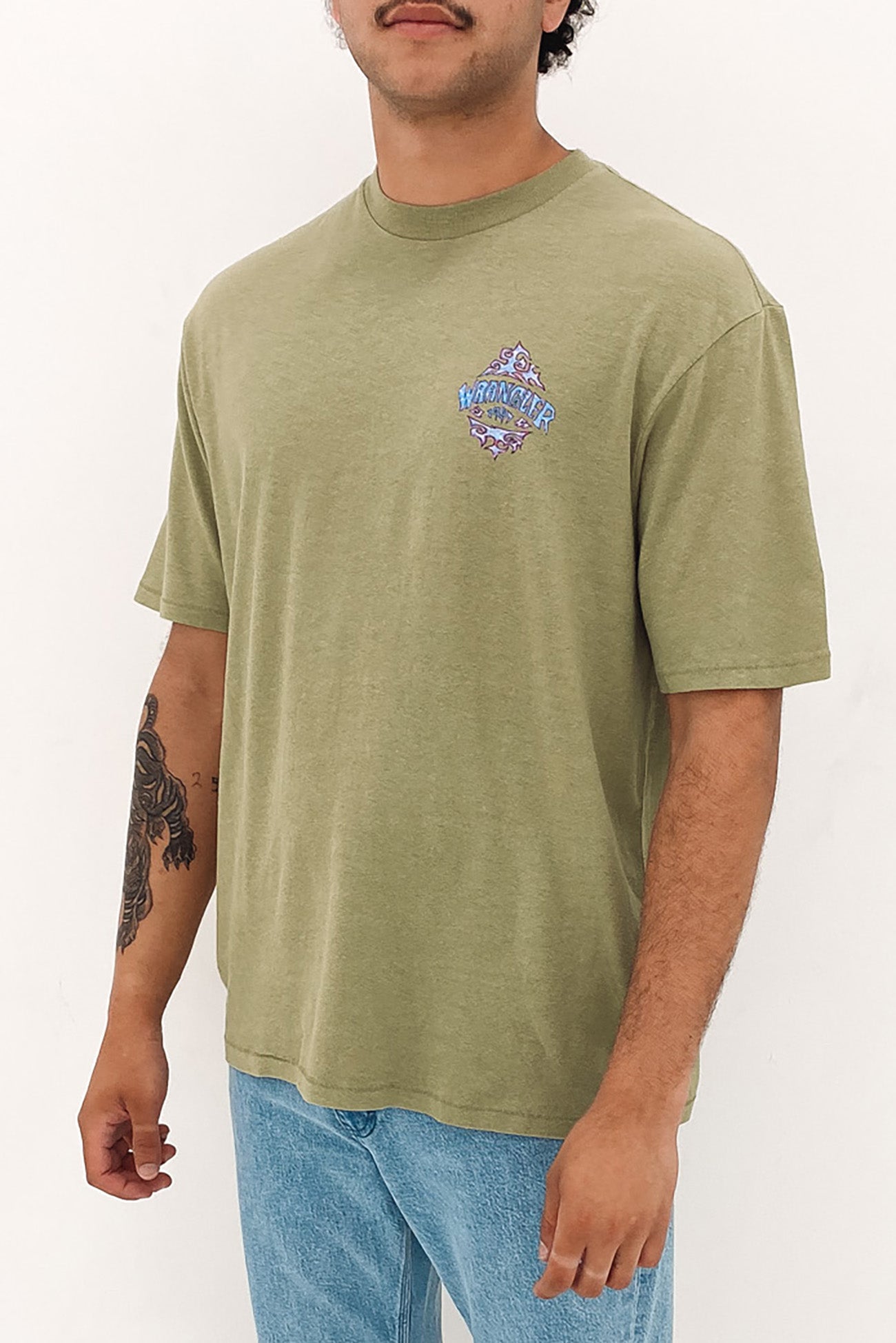 Tide Wire Baggy Tee Tea Leaves