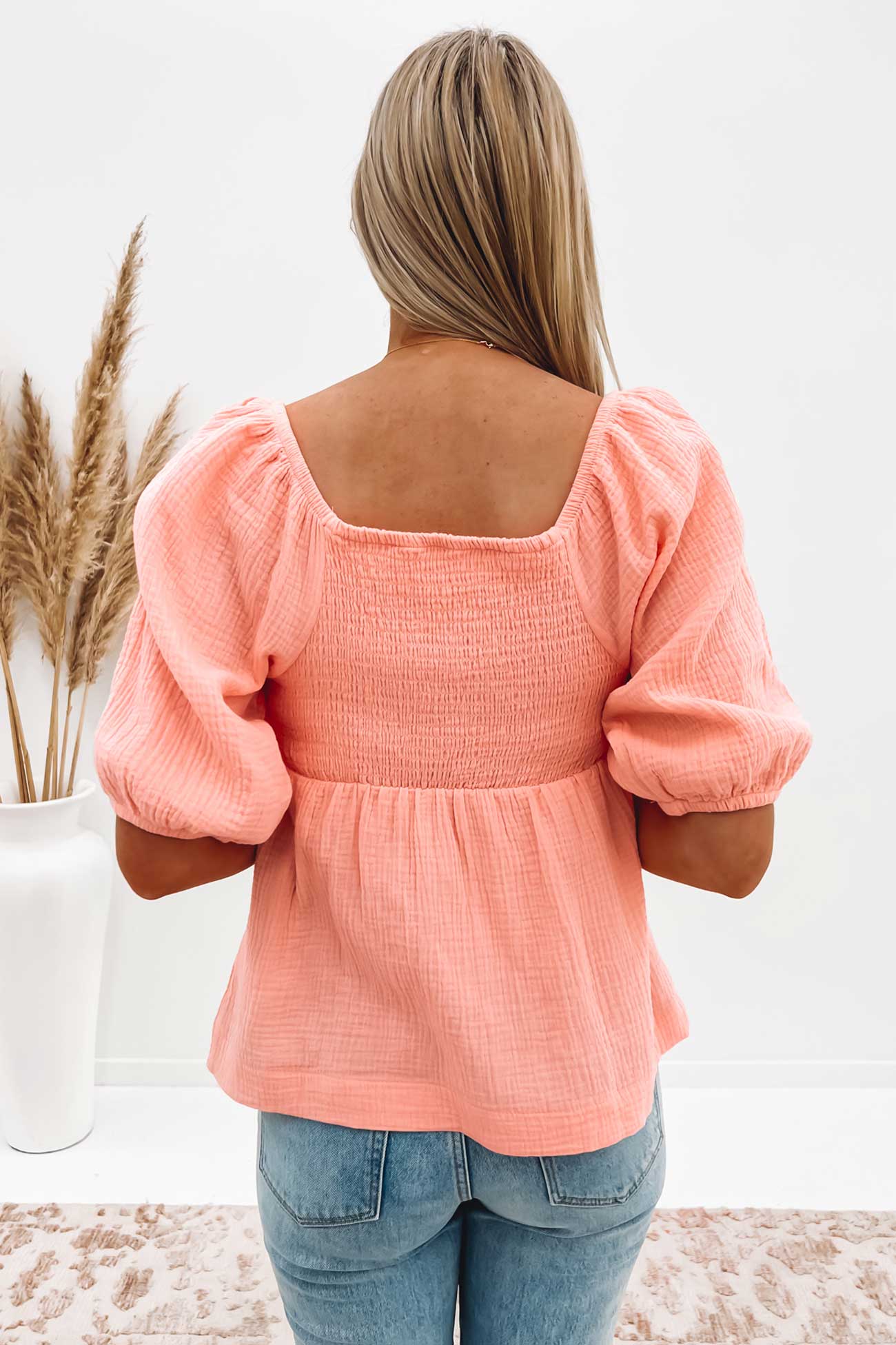 Tilly Top Peach