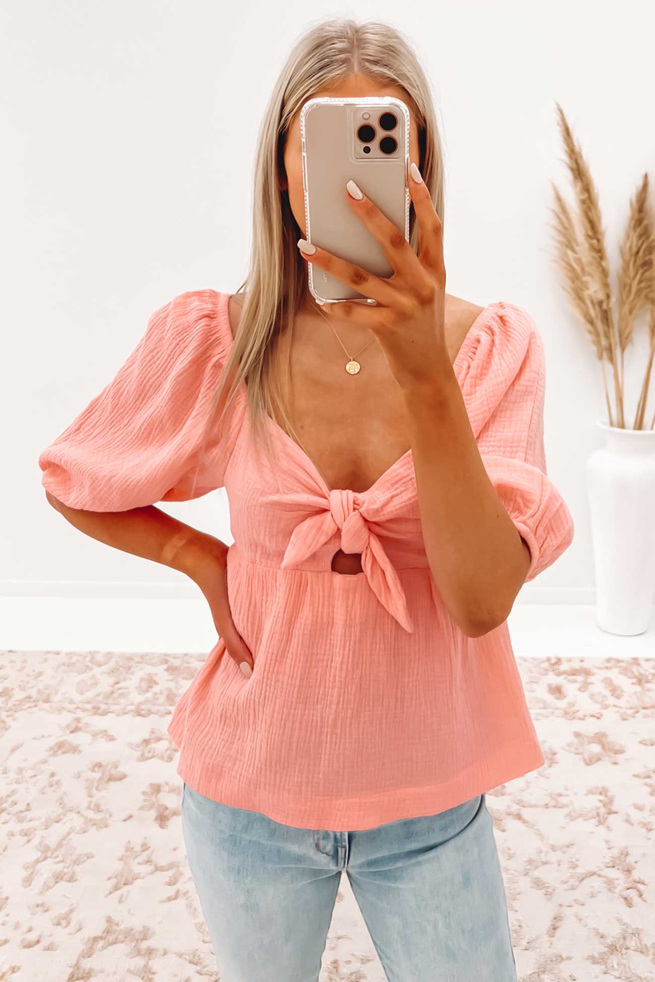 Tilly Top Peach