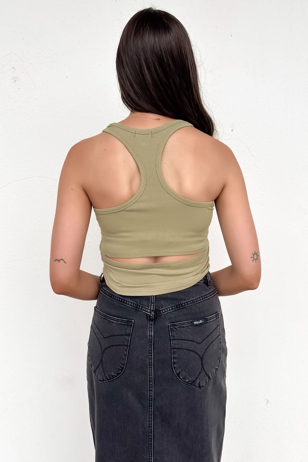 Tova Singlet Khaki