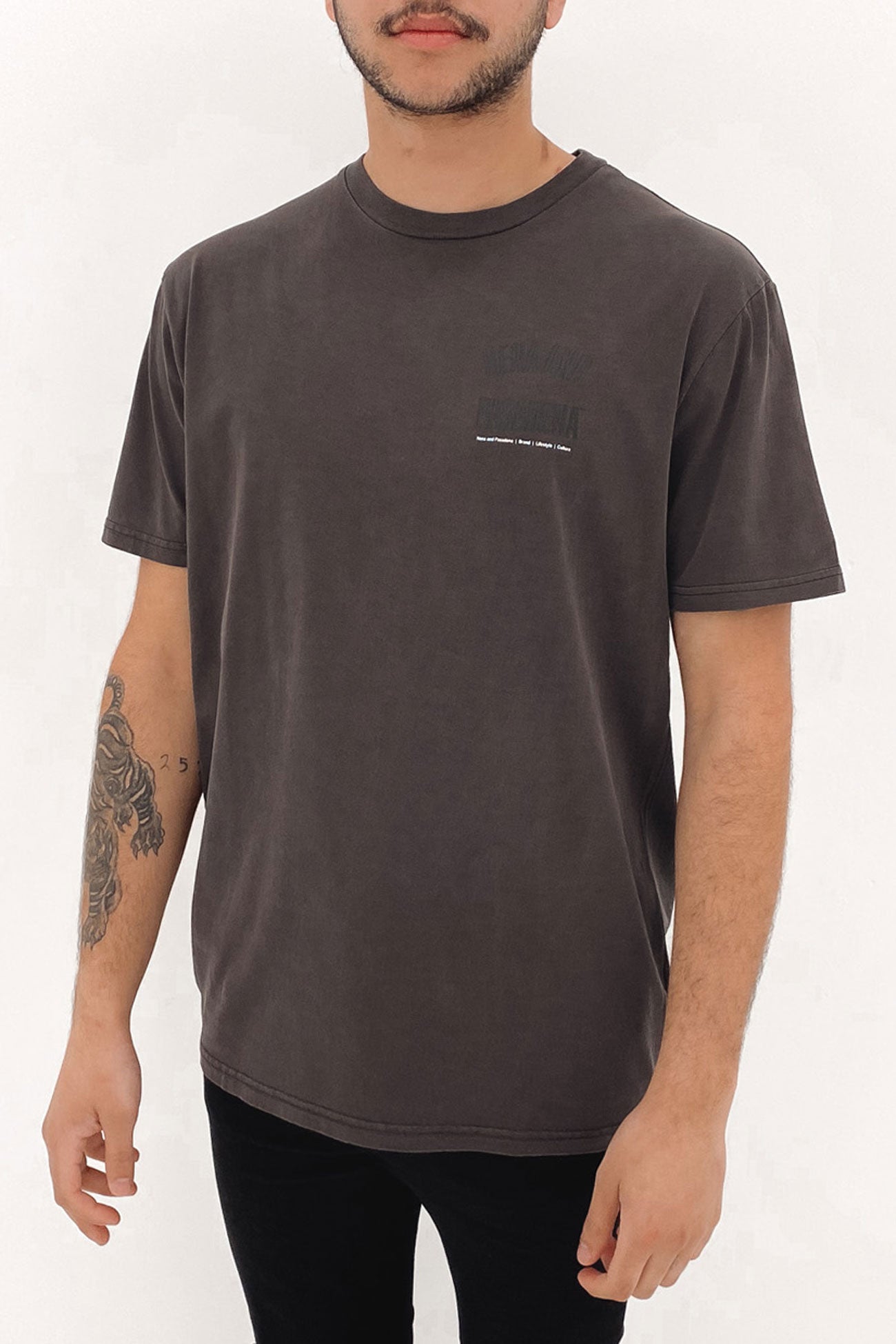 Transfer Relaxed Tee Pigment Shale Brown