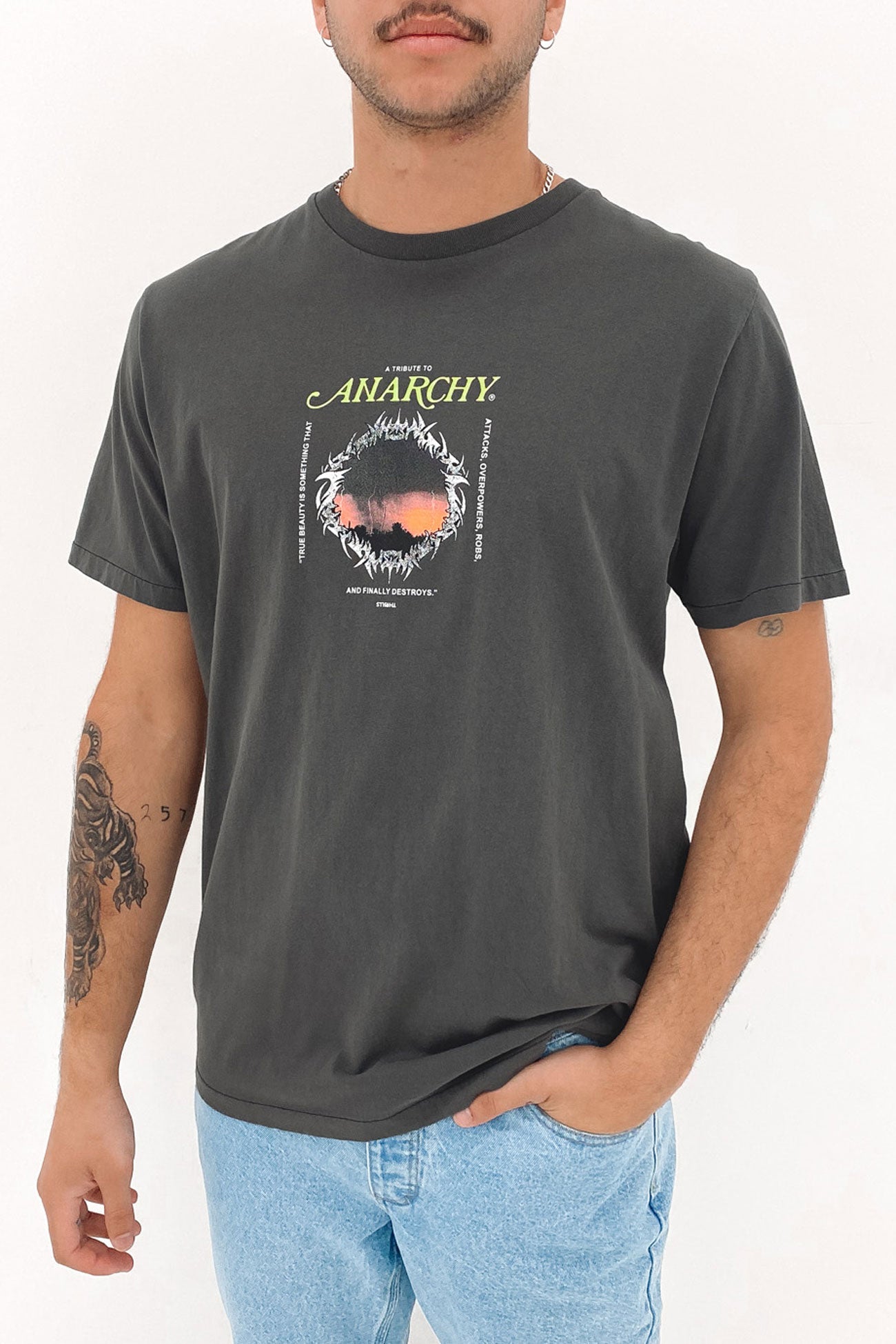 Tribute To Anarchy Merch Fit Tee Merch Black