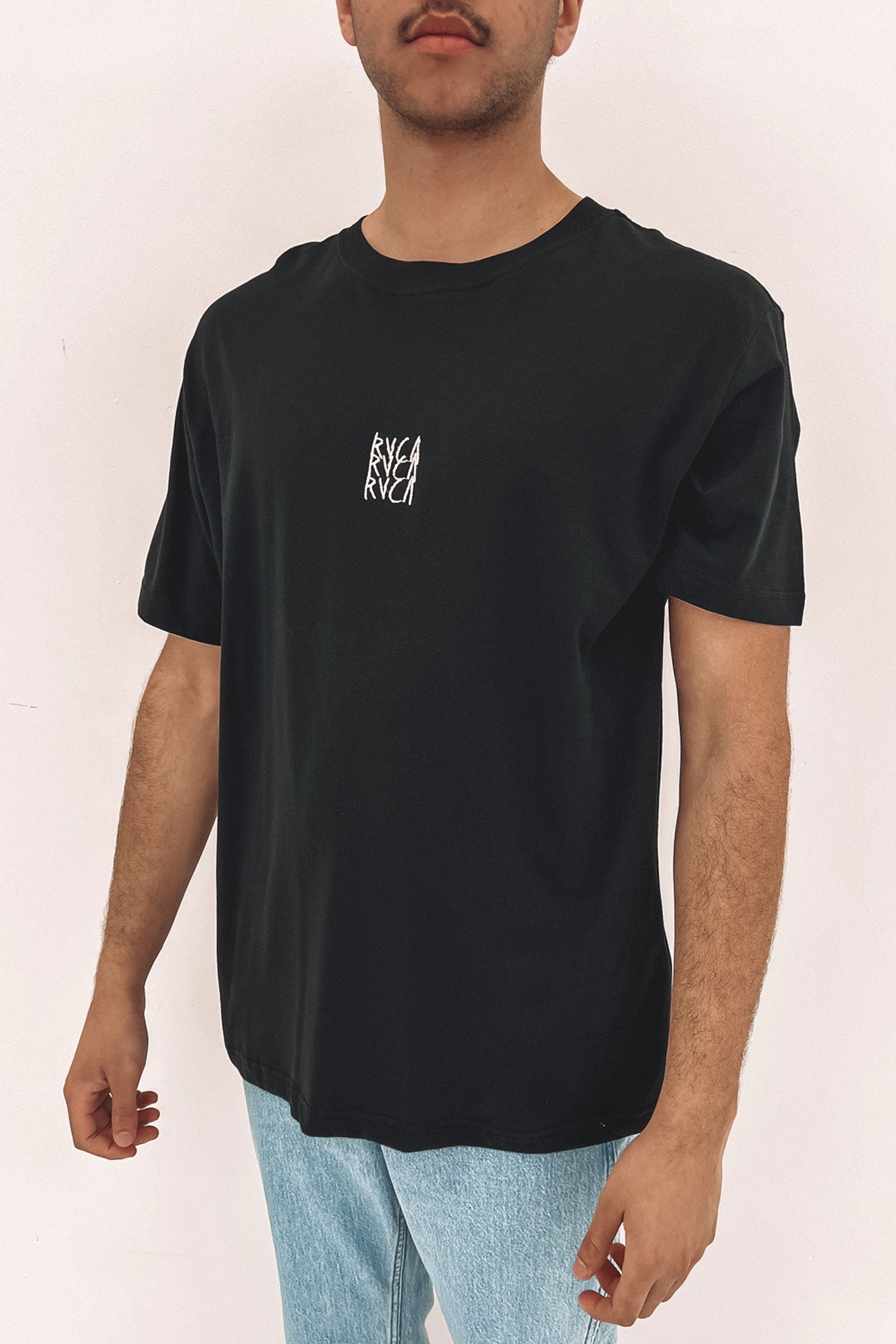 Triple Decker Short Sleeve Tee Black