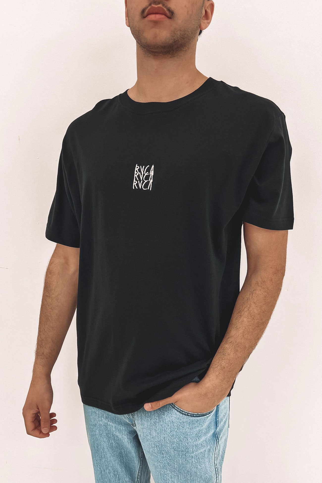 Triple Decker Short Sleeve Tee Black