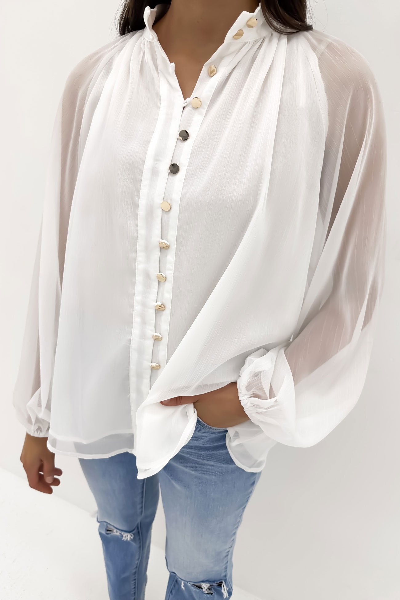 Trista Blouse White