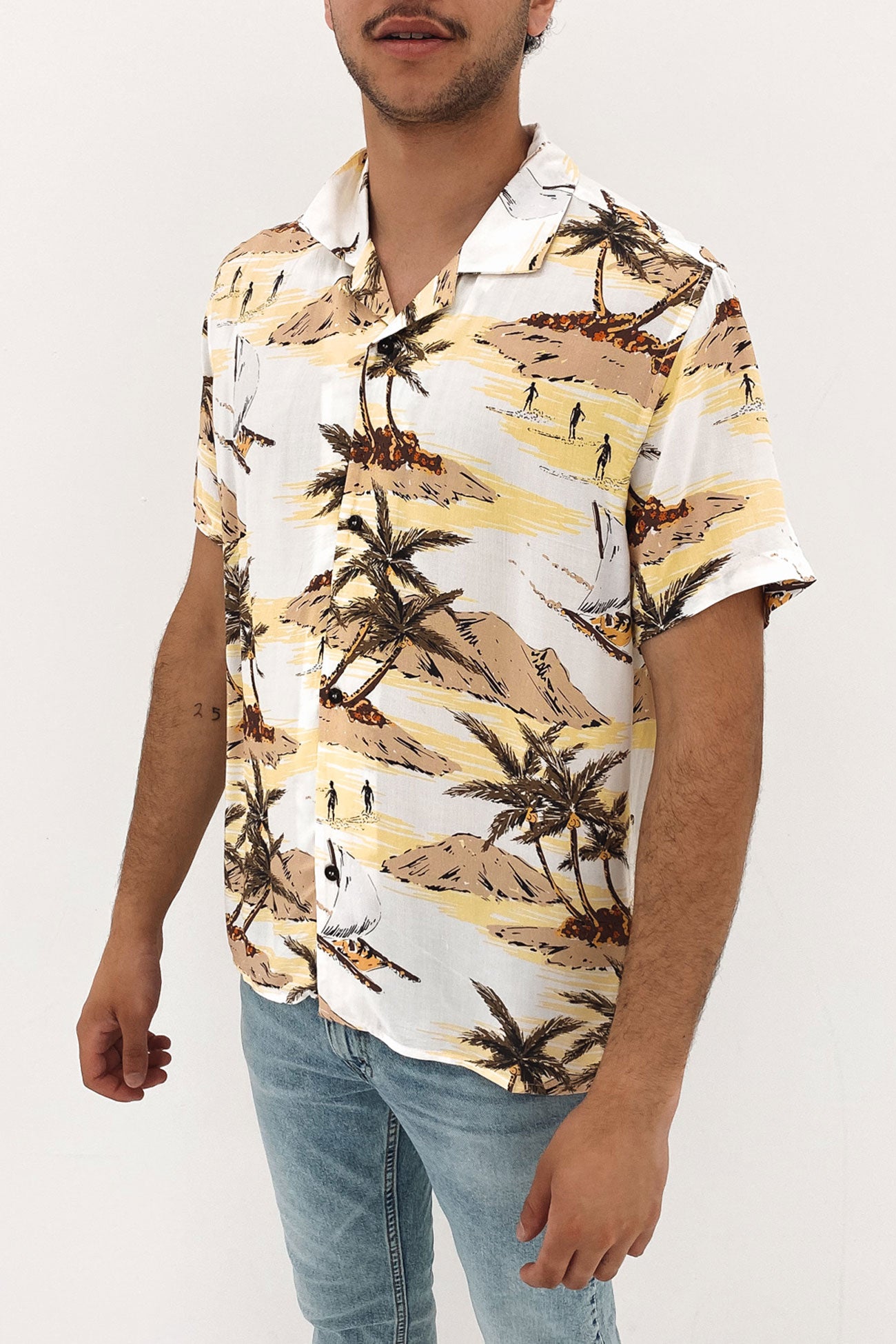 Tropic Short Sleeve Shirt Butter