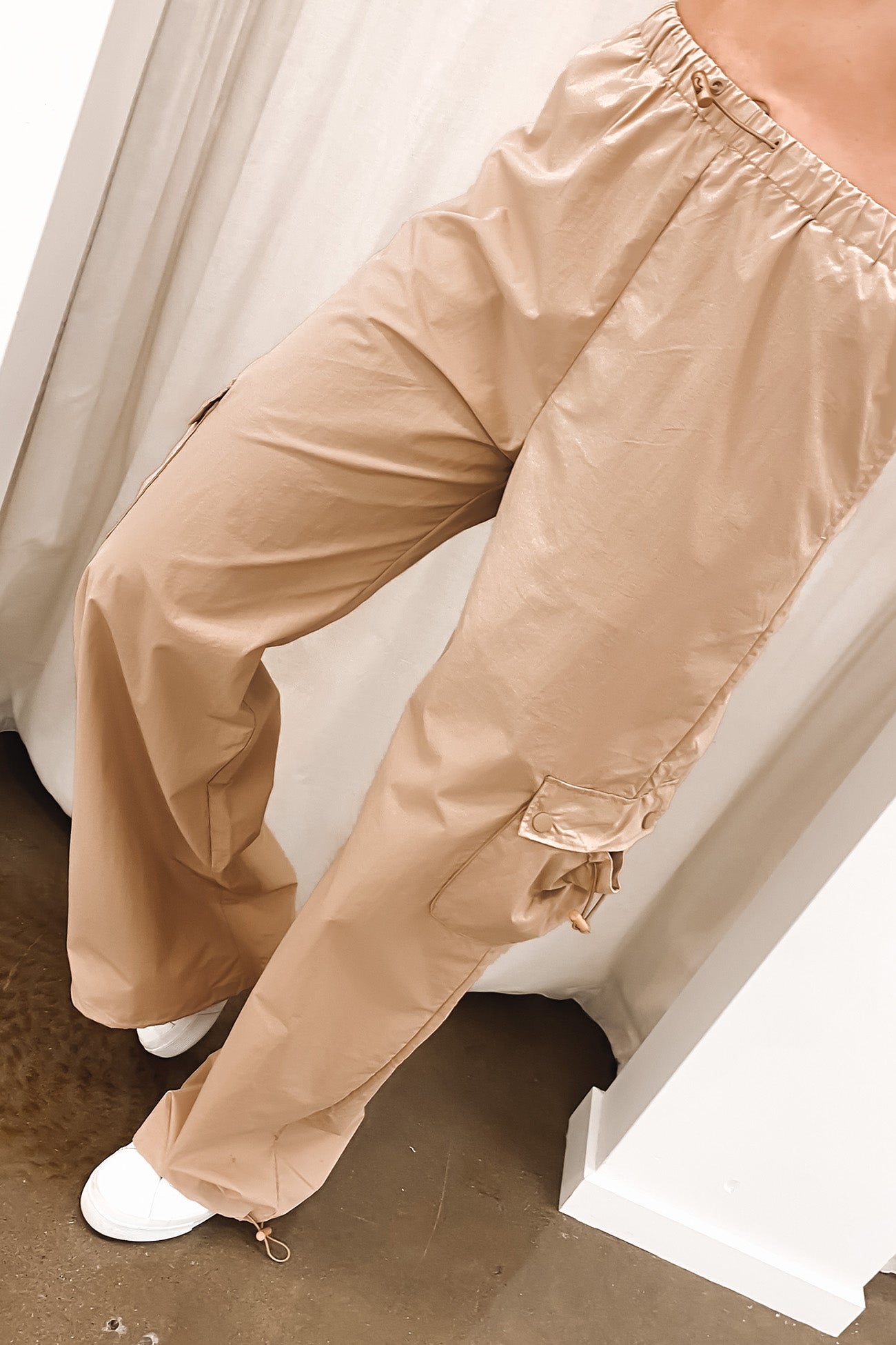 Tylah Parachute Pant Sand