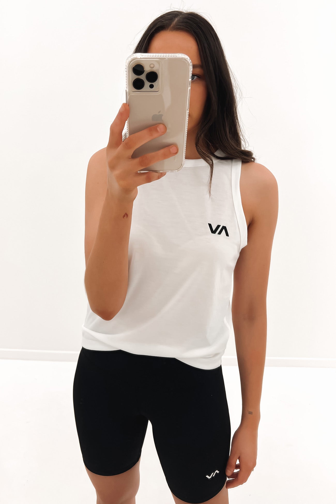 VA Muscle Workout Tank Top White 2