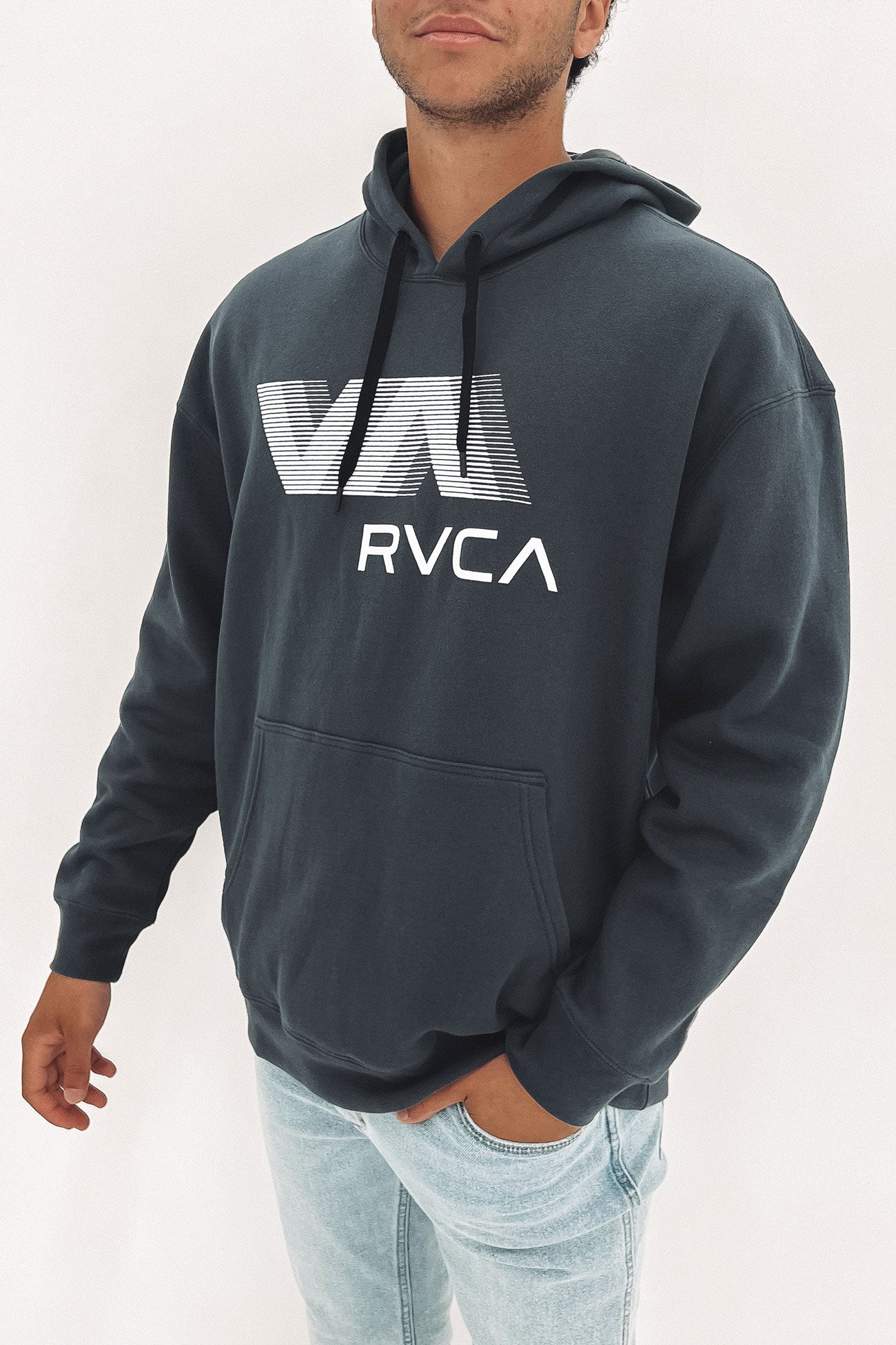 VA RVCA Blur Hoodie Ombre Blue