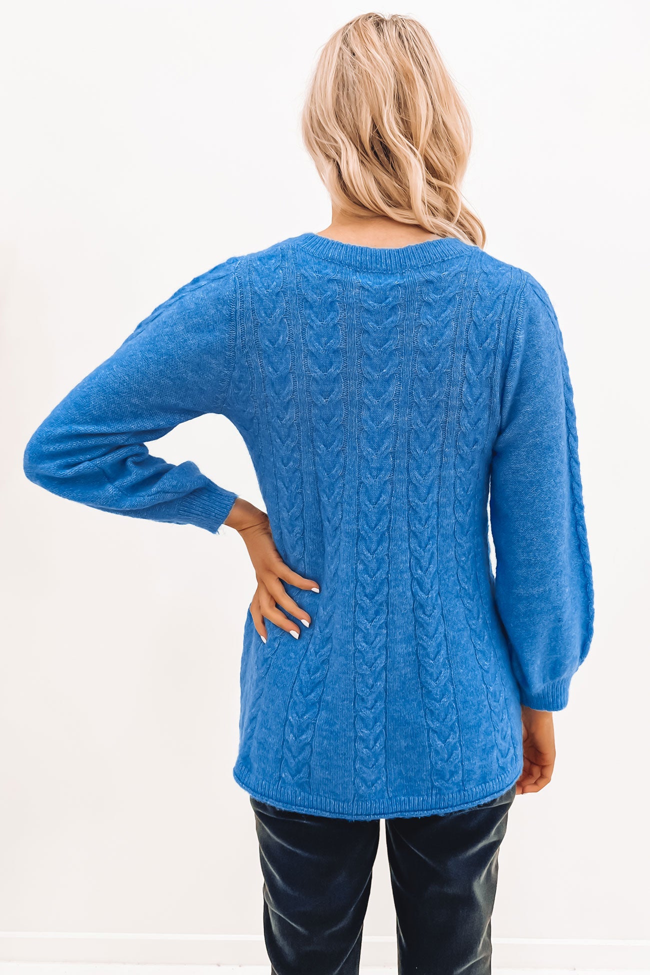 Vanessa Knit Blue