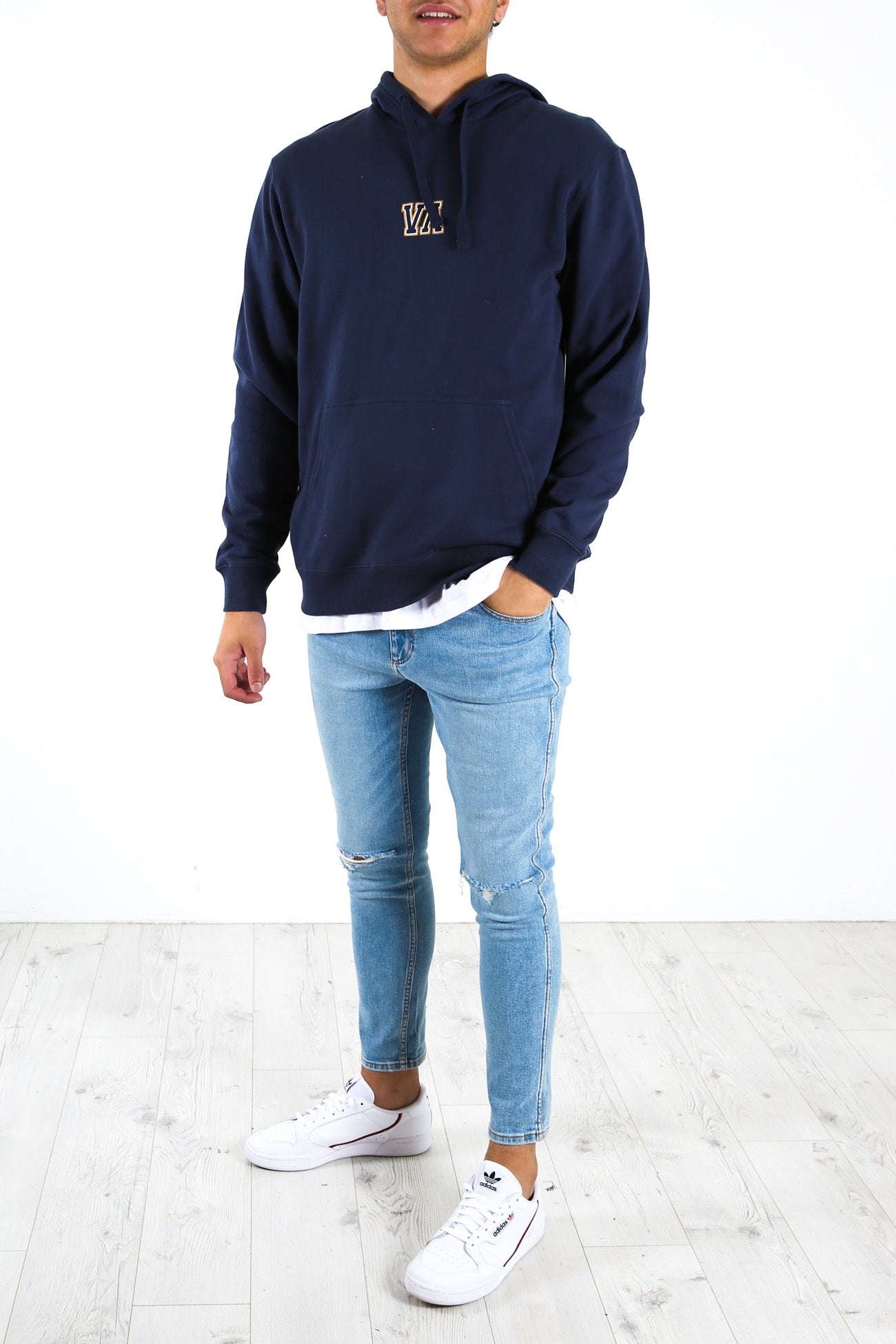 Varsity Pullover Moody Blue