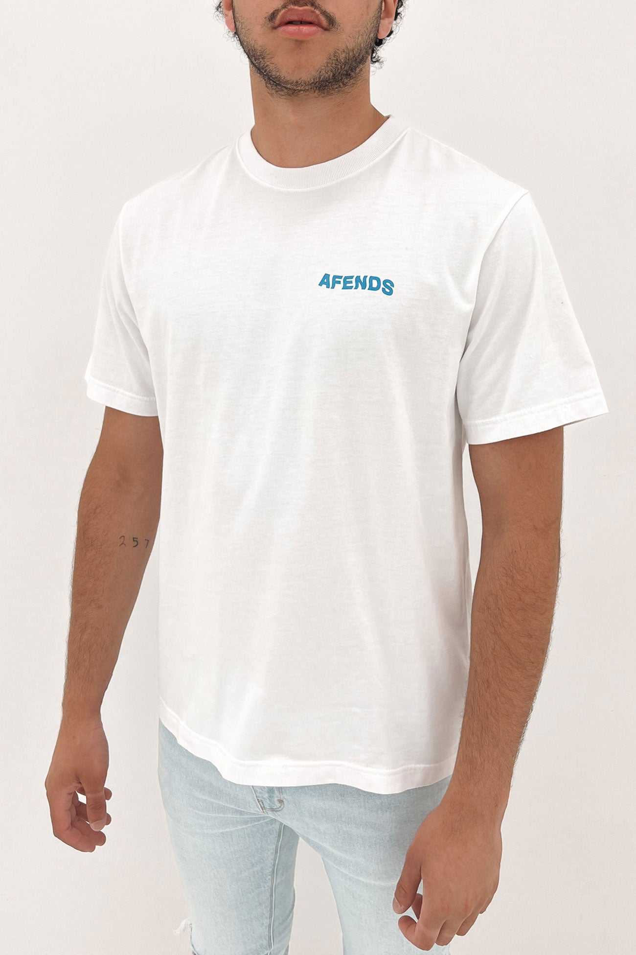 Vortex Recycled Retro T-Shirt White