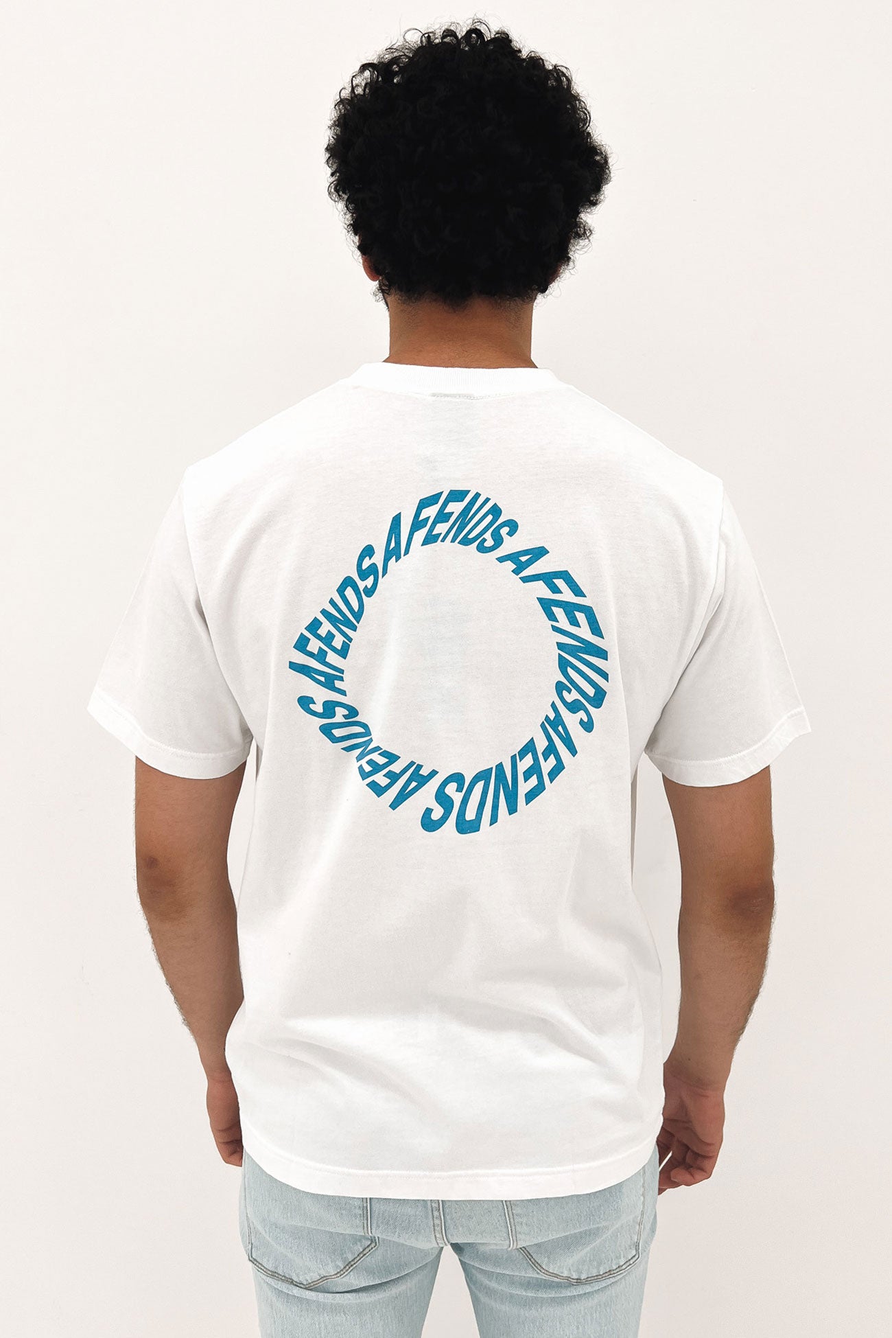 Vortex Recycled Retro T-Shirt White