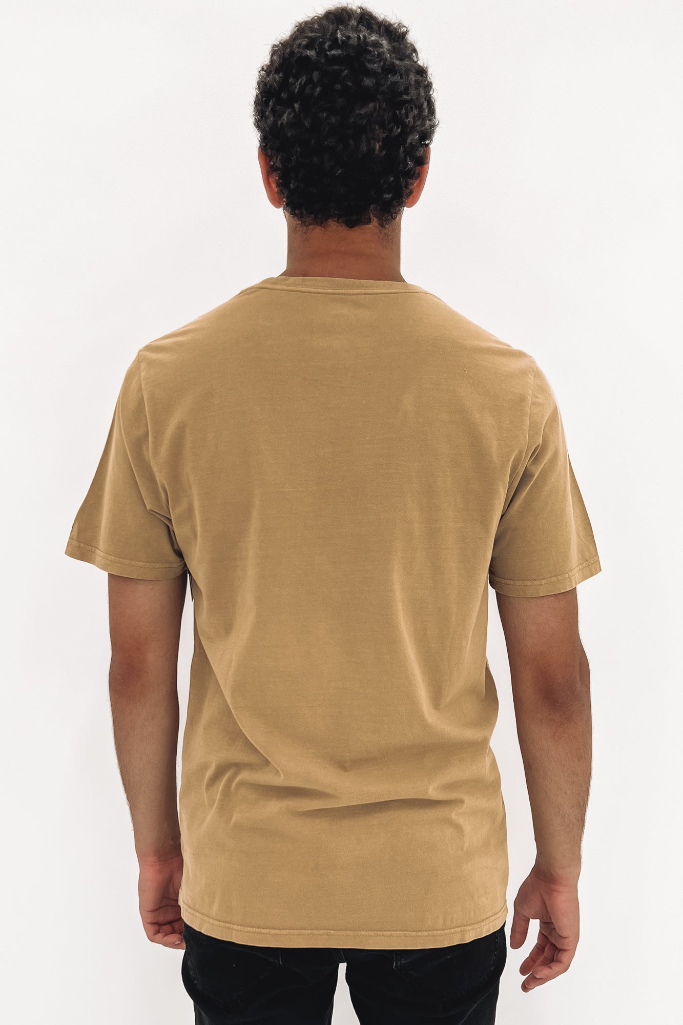 Wash Solid Short Sleeve Tee Gravel