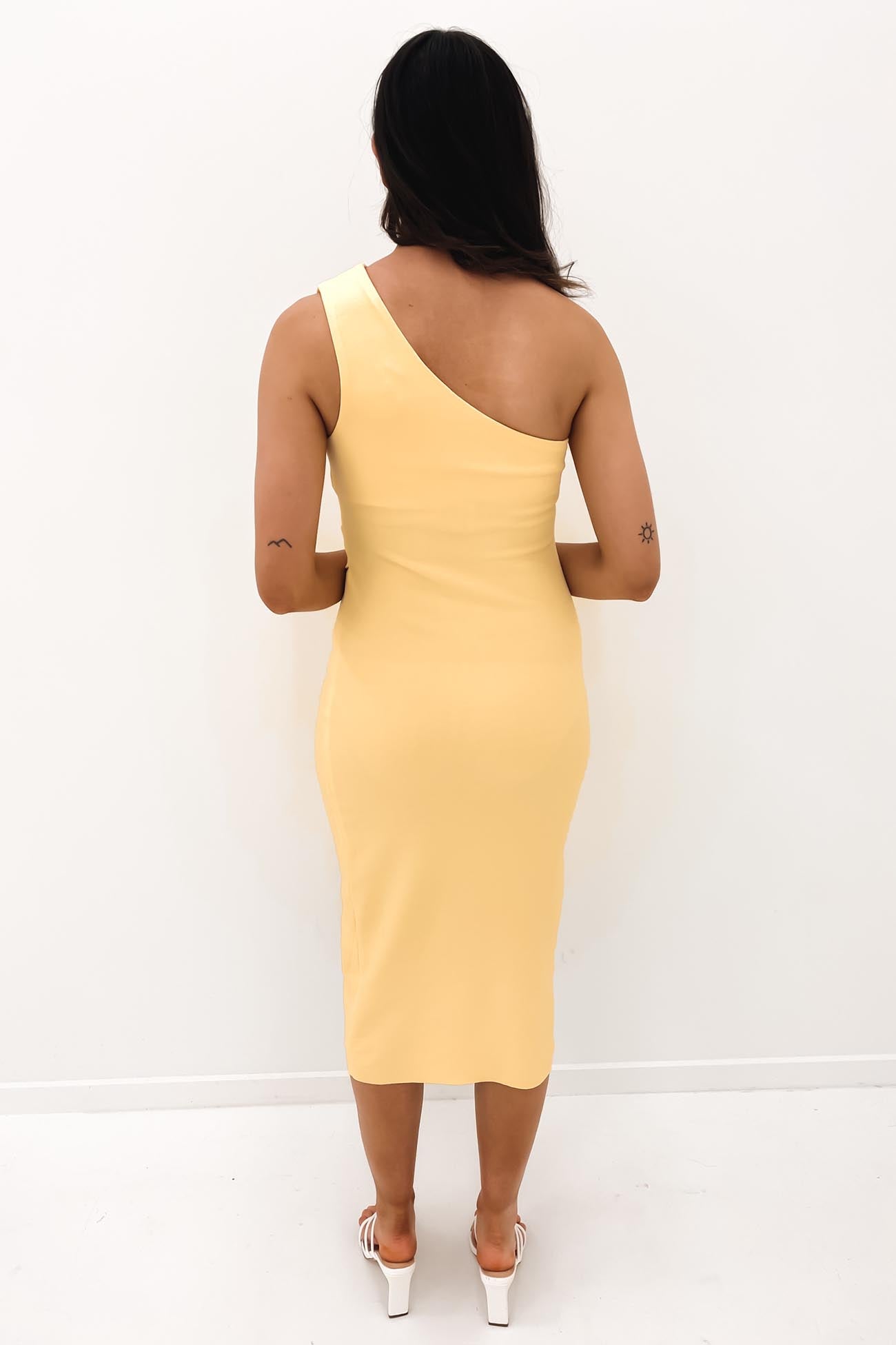 Willow Midi Dress Yellow