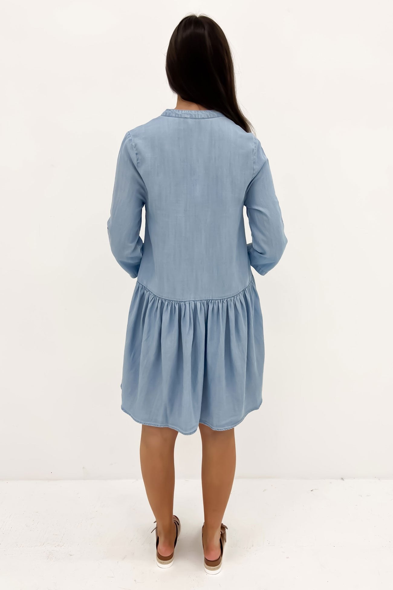 Willow Shirt Dress Blue Wash