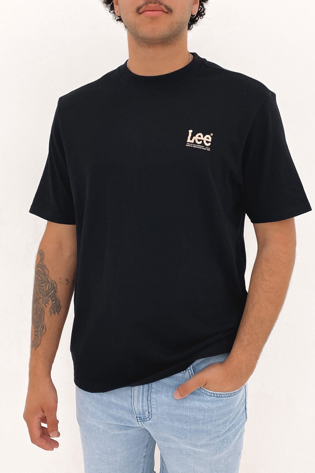 Workwear Relaxed Tee Black