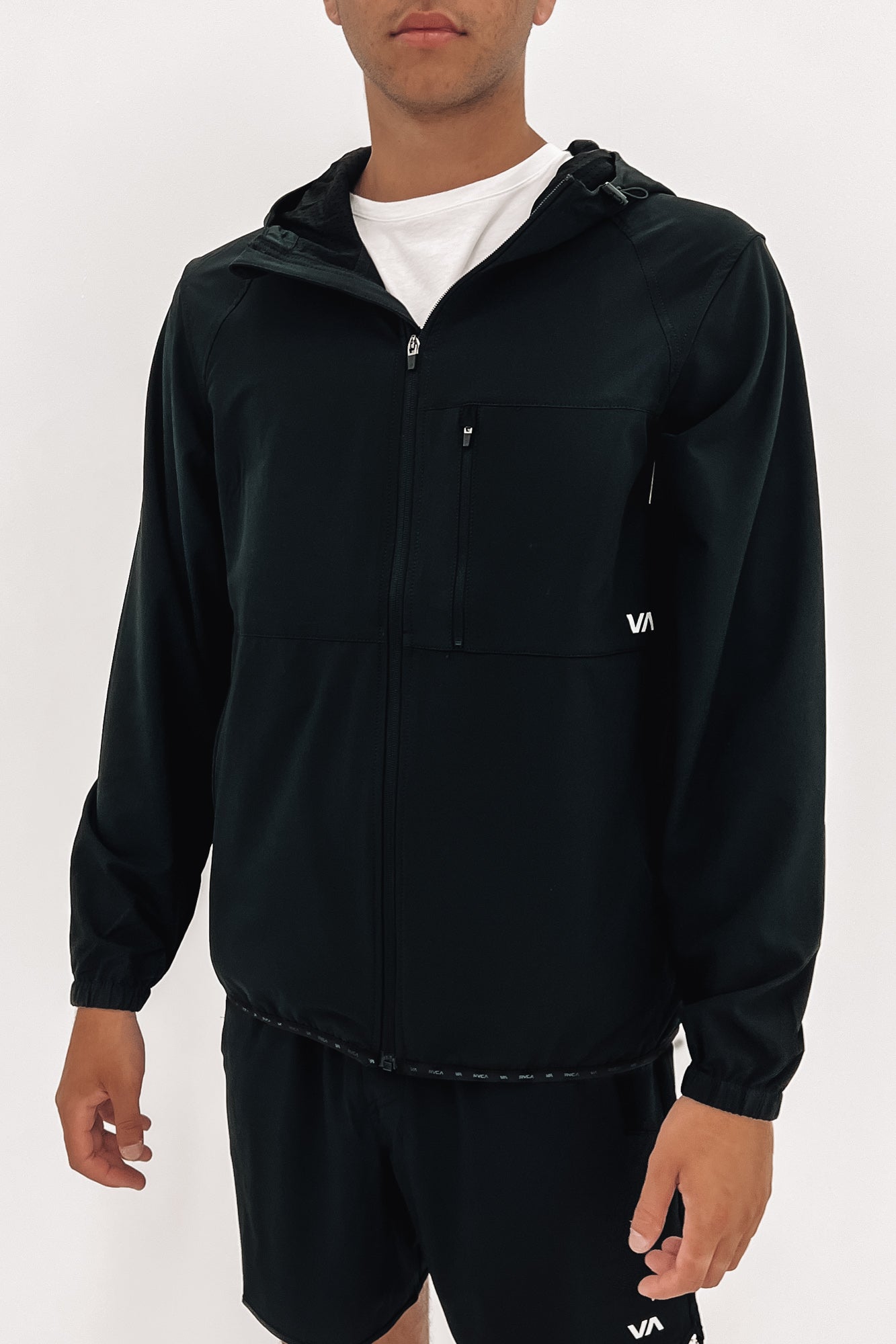 Yogger Zip-Up Hooded Jacket II Black