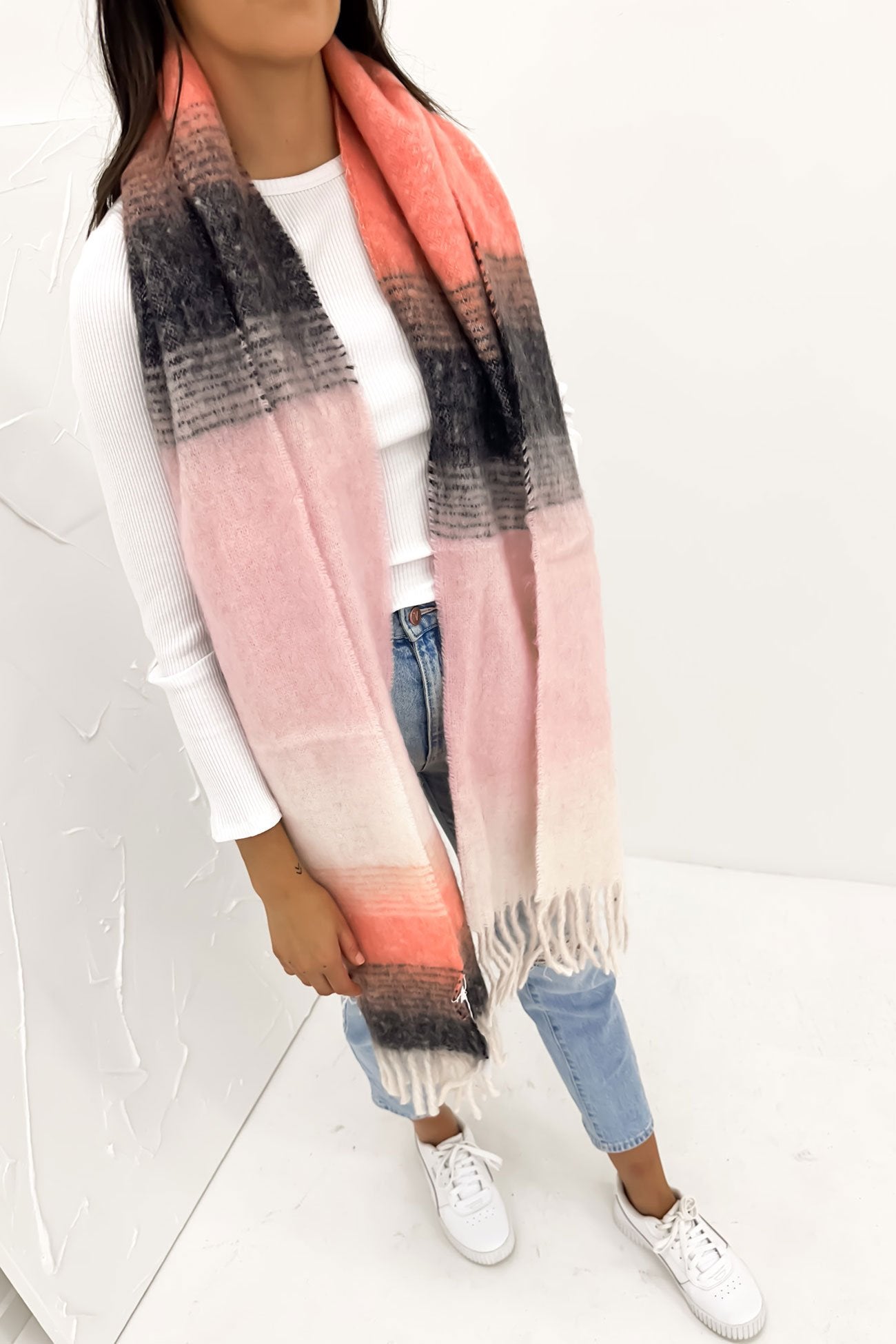 Yura Scarf Pink Multi