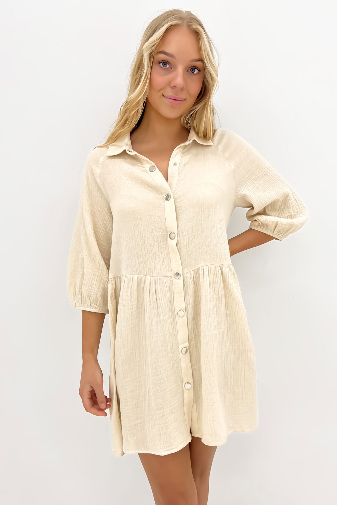 Zadie Mini Dress Natural