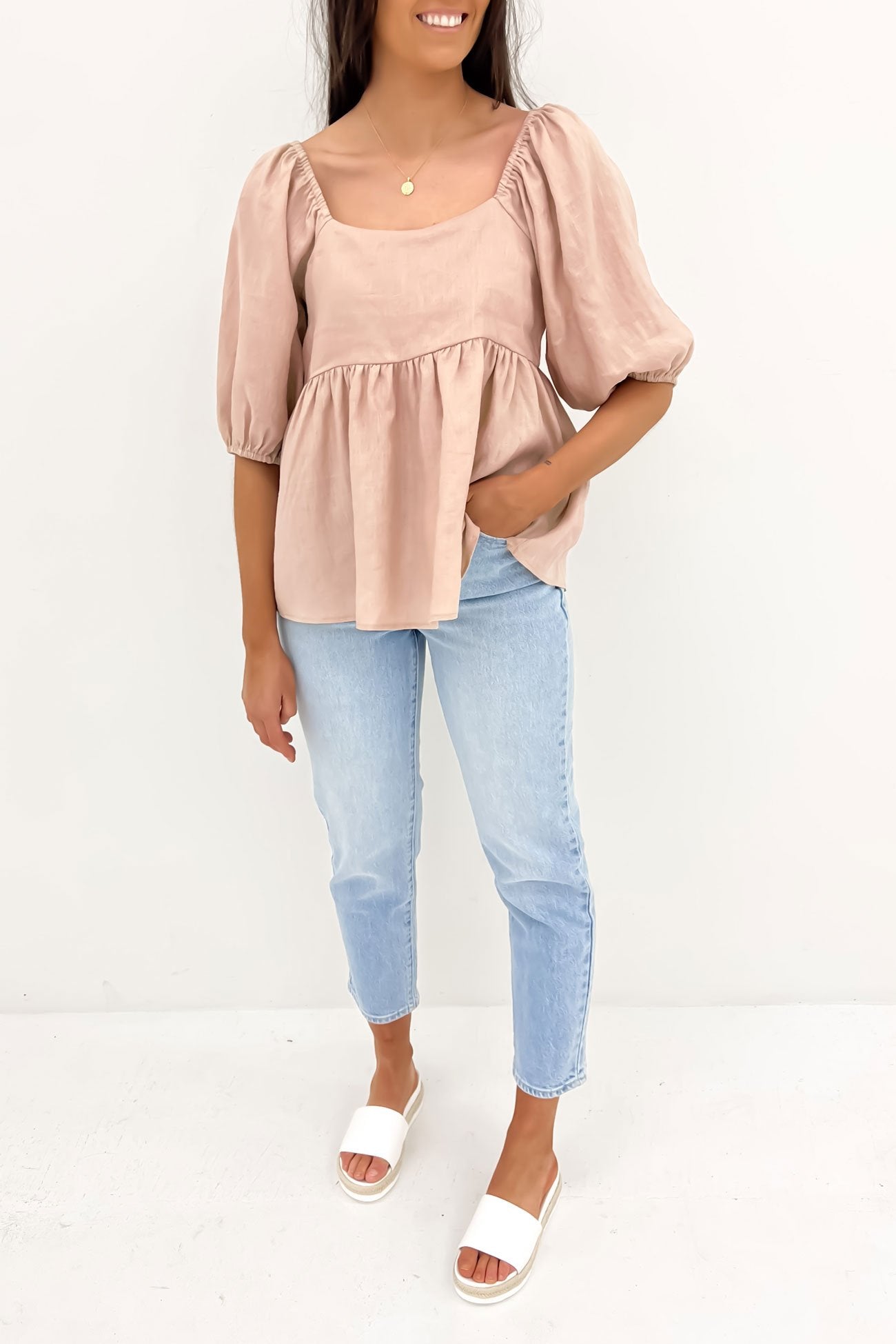 Ziah Top Beige