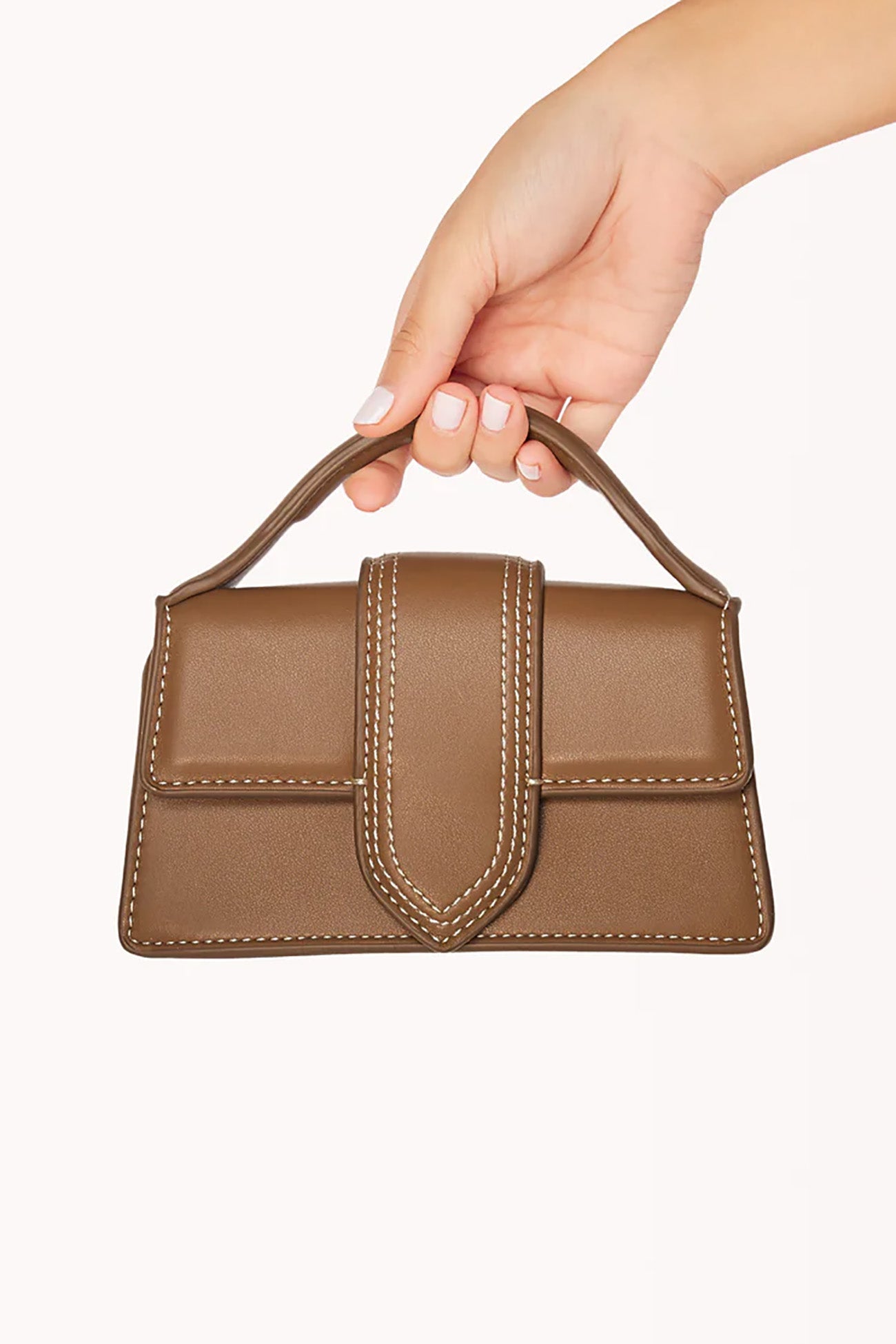 Zita Handle Bag Taupe