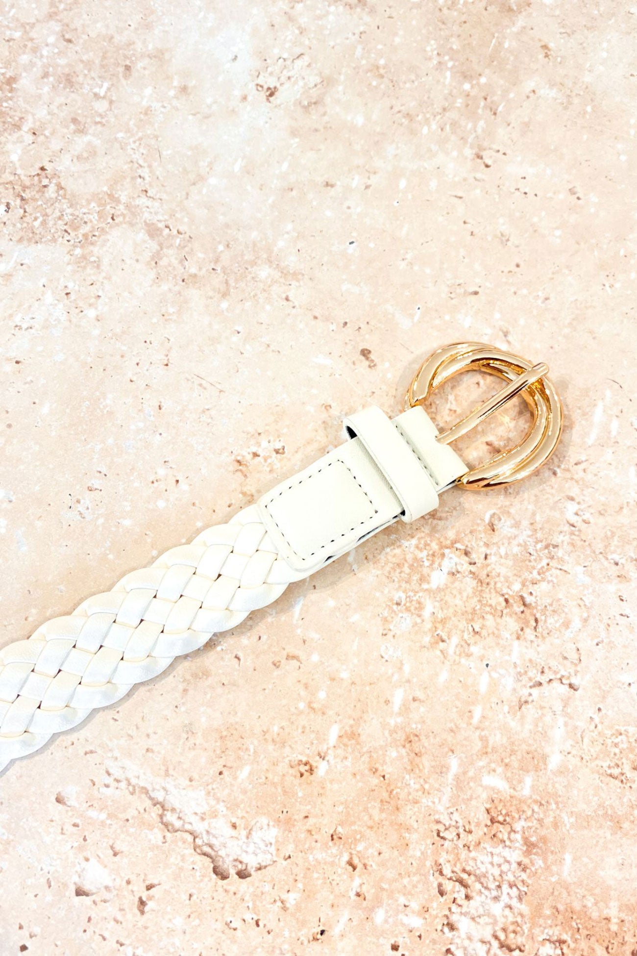 Allegra Belt White