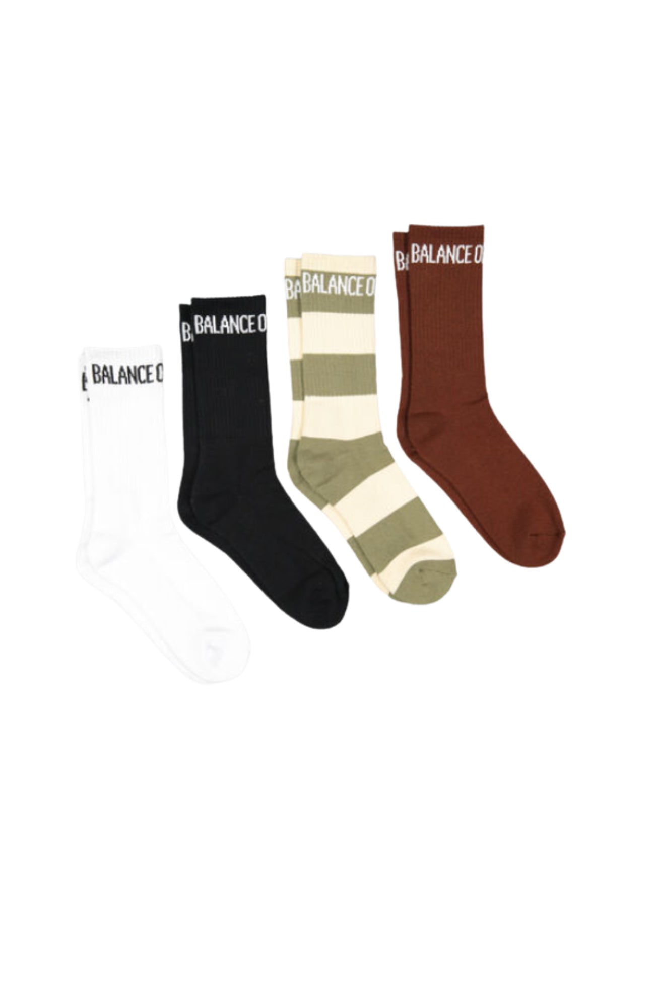 Balance Seasonal Sock 4 Pack Multi