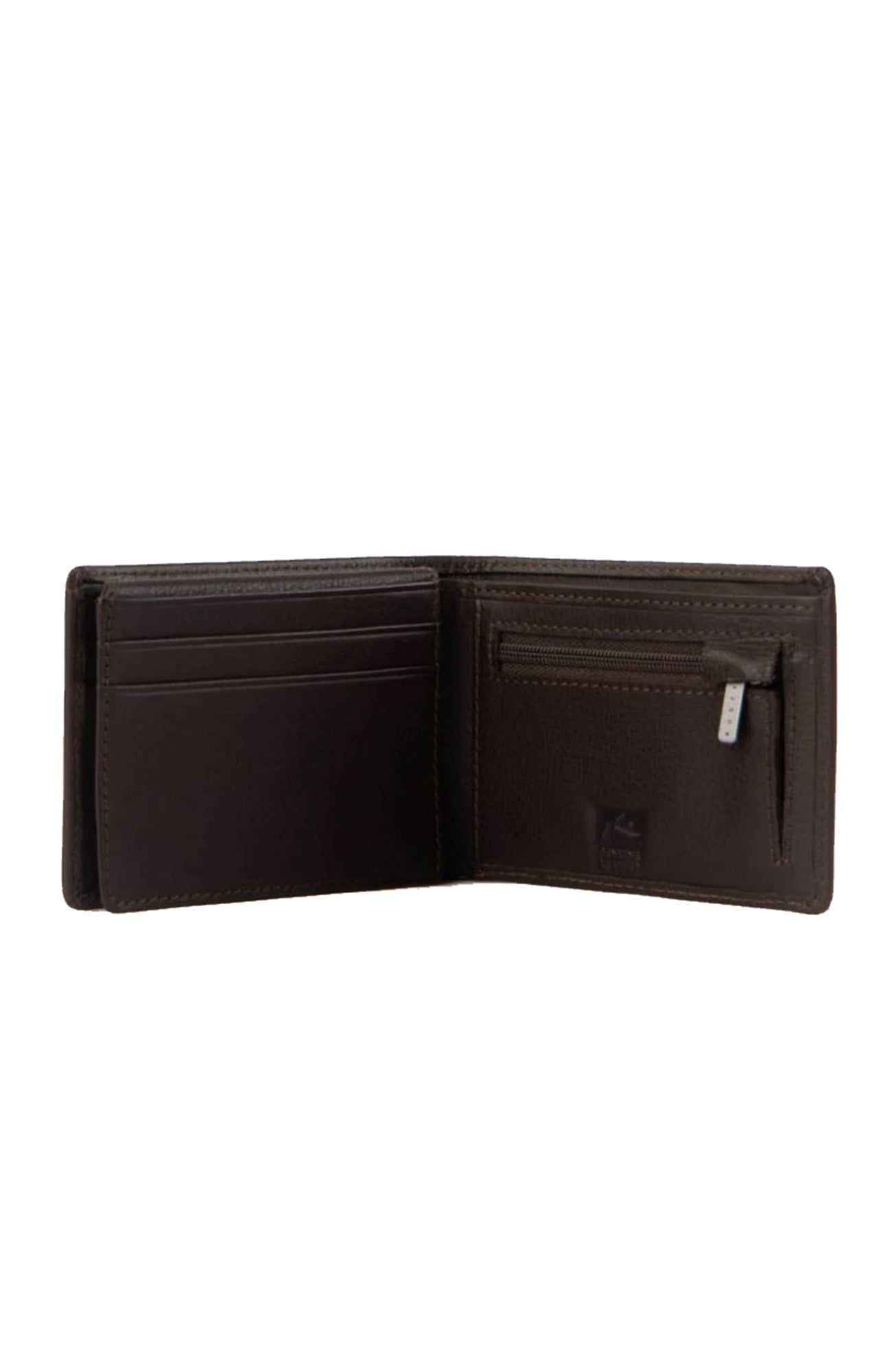 Busted Leather Wallet Coffee