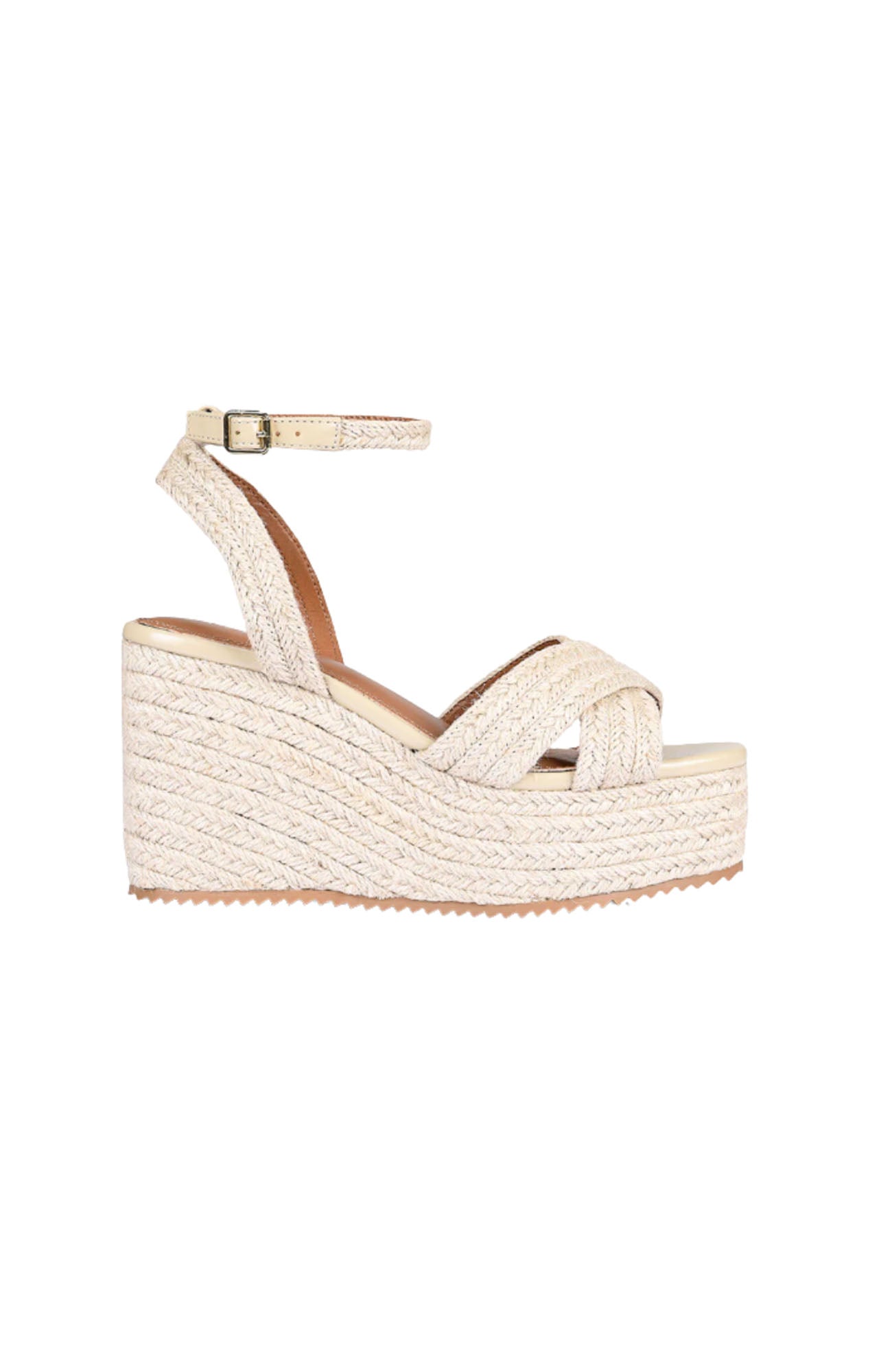 Callie Espadrille Wedges Natural