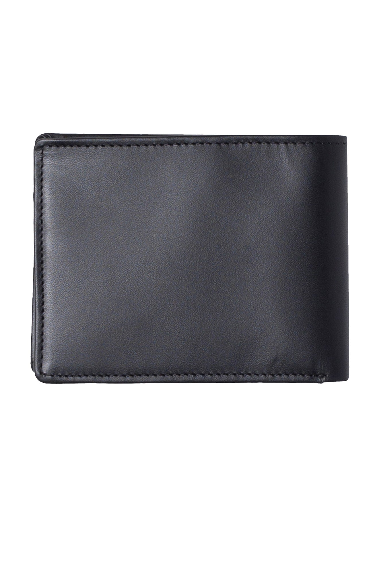 Cedar Bi-Fold Leather Wallet Black