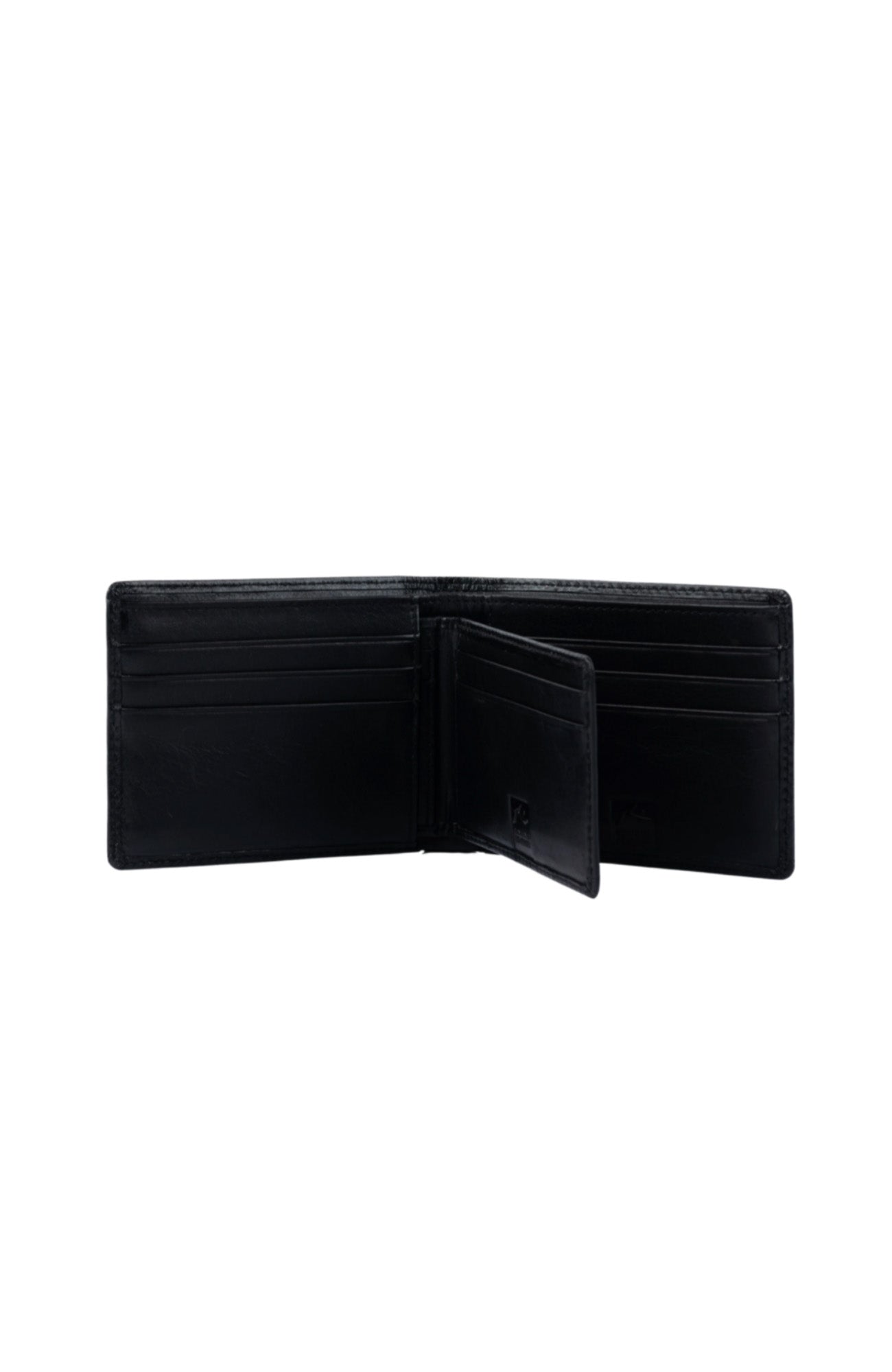 High River 2 Leather Wallet Black