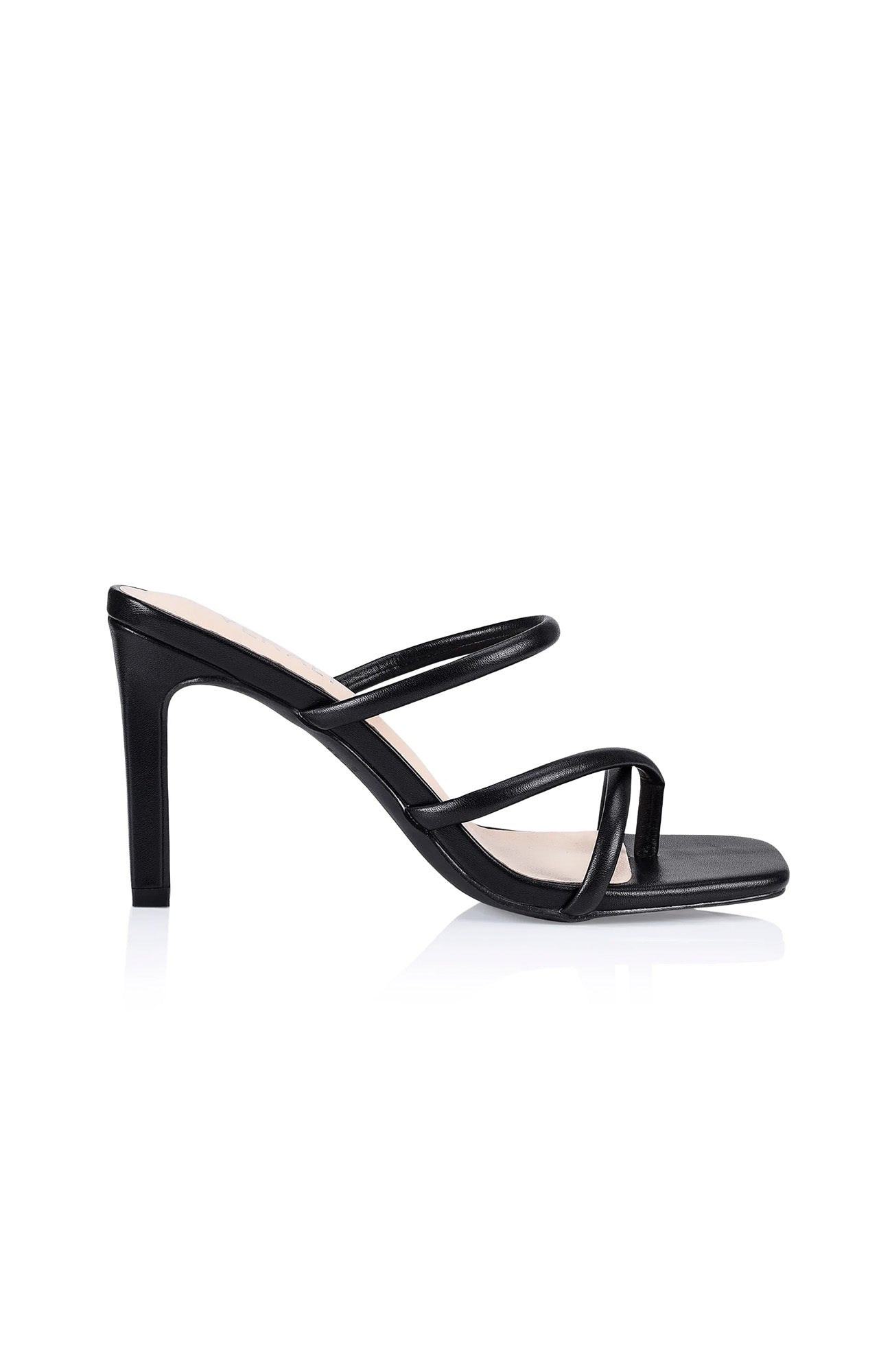 Kiki Heel Black Smooth